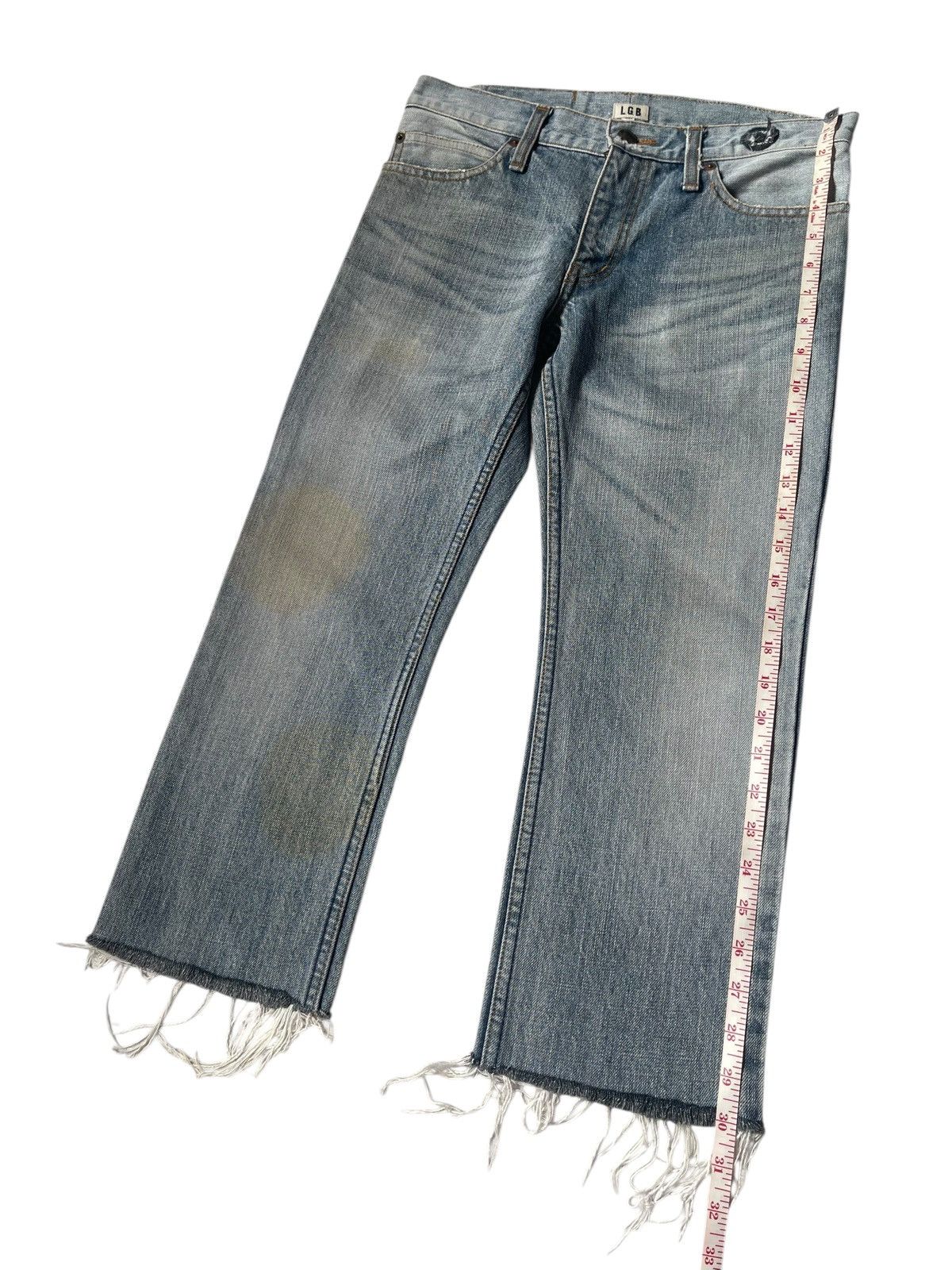 Le Grande Bleu (L.G.B.) OG Le Grand Bleu Washed Quarters Jeans Denim Size US 29 - 13 Thumbnail