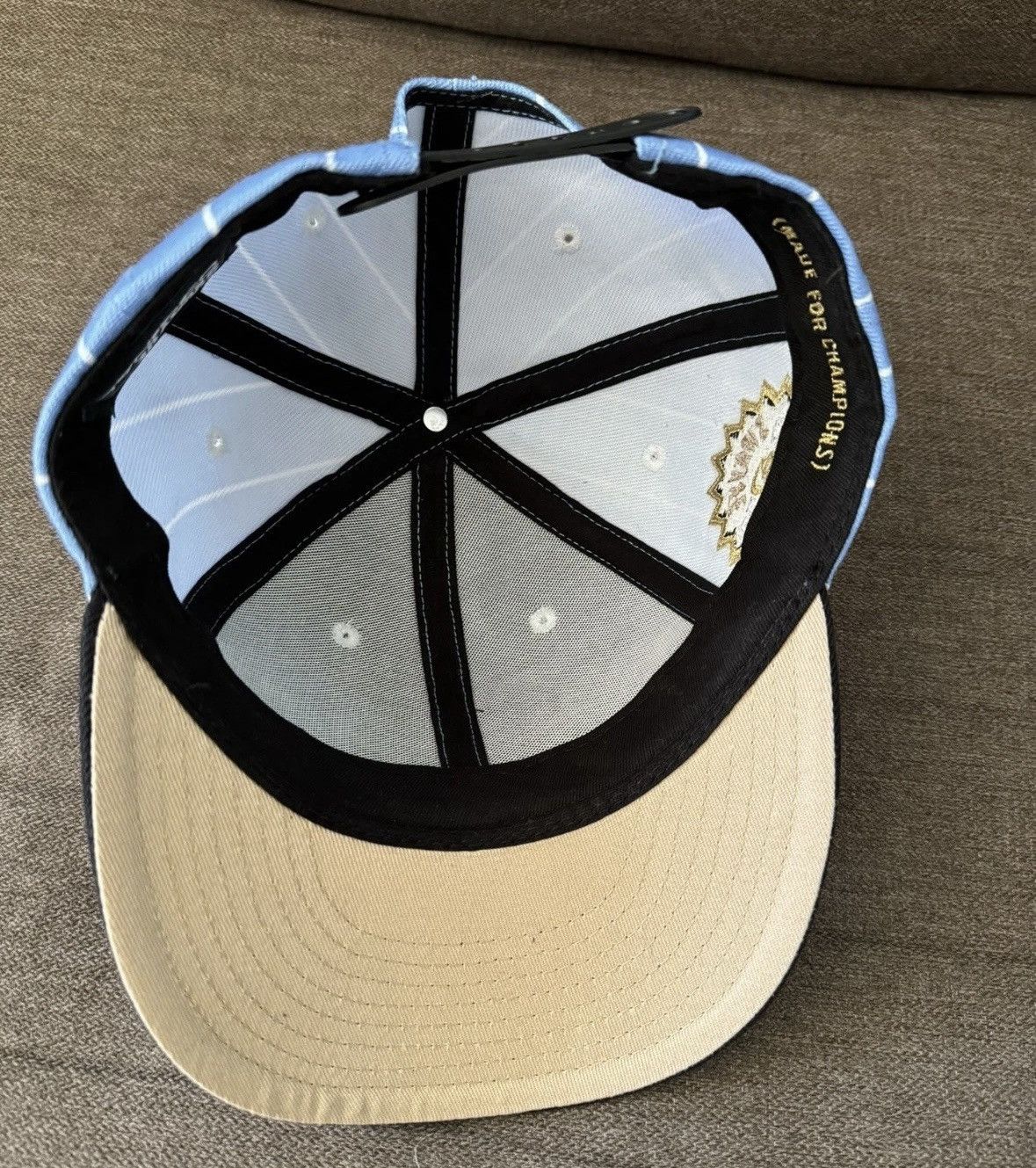 Other SWAYVE ORIGINAL - SnapBack hat BLUE & WHITE PINSTRIPE HAT Size ONE SIZE - 5 Thumbnail
