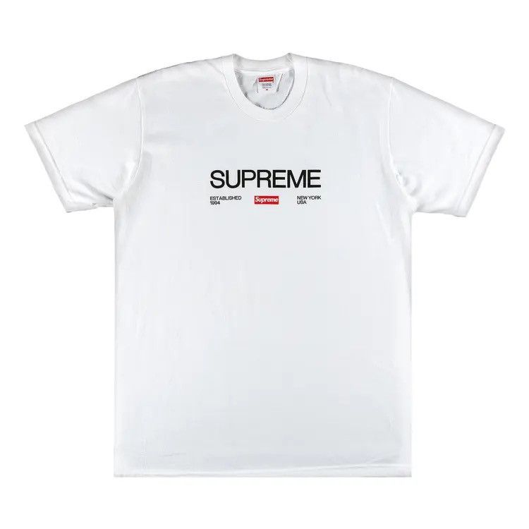 Supreme FW21 Supreme Est 1994 Tee White XL Size US XL / EU 56 / 4 - 1 Thumbnail