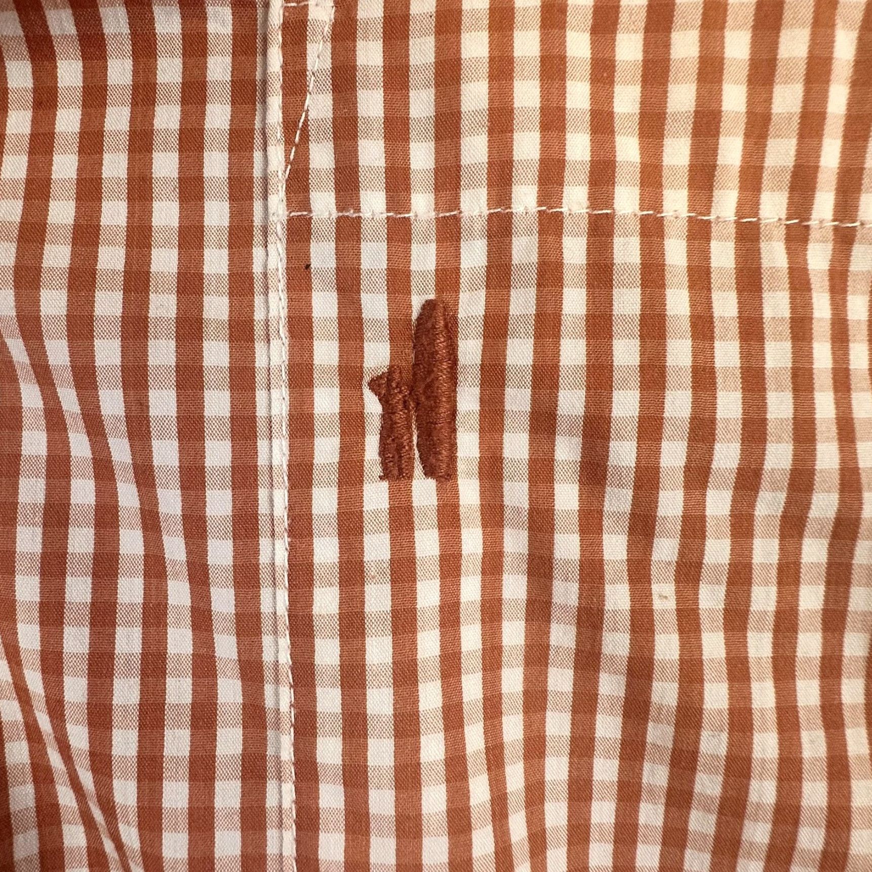 johnnie-O johnnie-O Shirt Mens XL Orange Check Button-Down Performance Size US XL / EU 56 / 4 - 6 Thumbnail