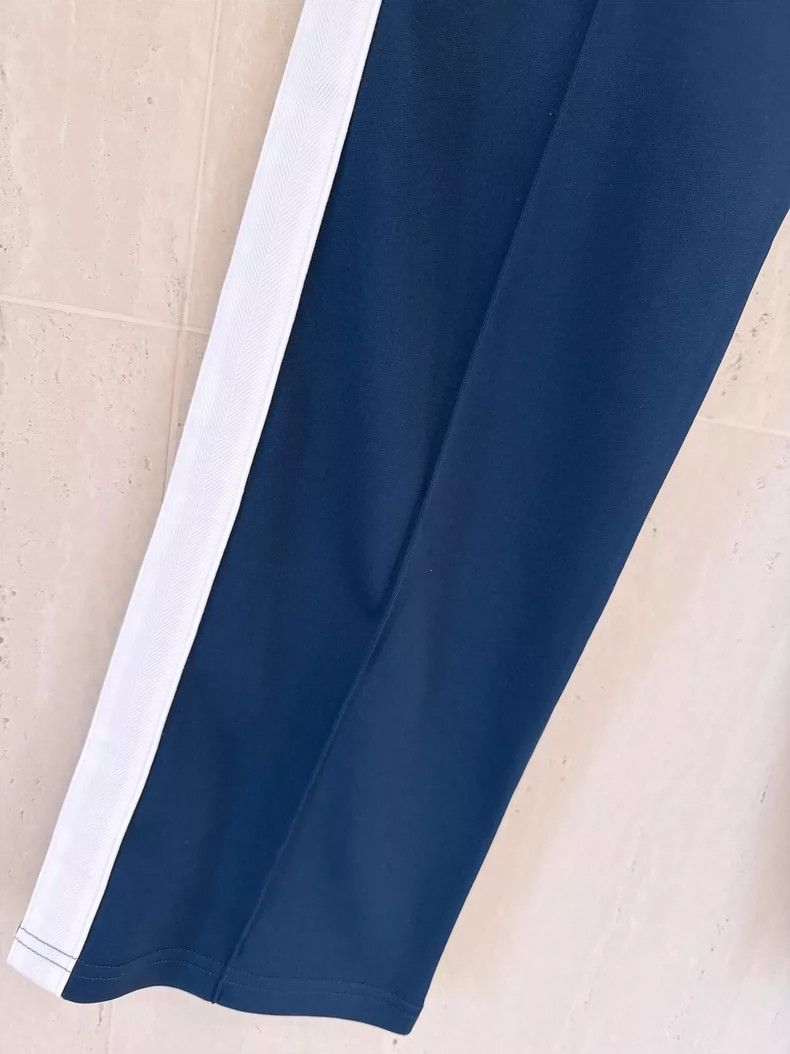 Loewe LOEWE sizeS Navy blue striped logo sweatpants Size 28" / US 6 / IT 42 - 4 Thumbnail