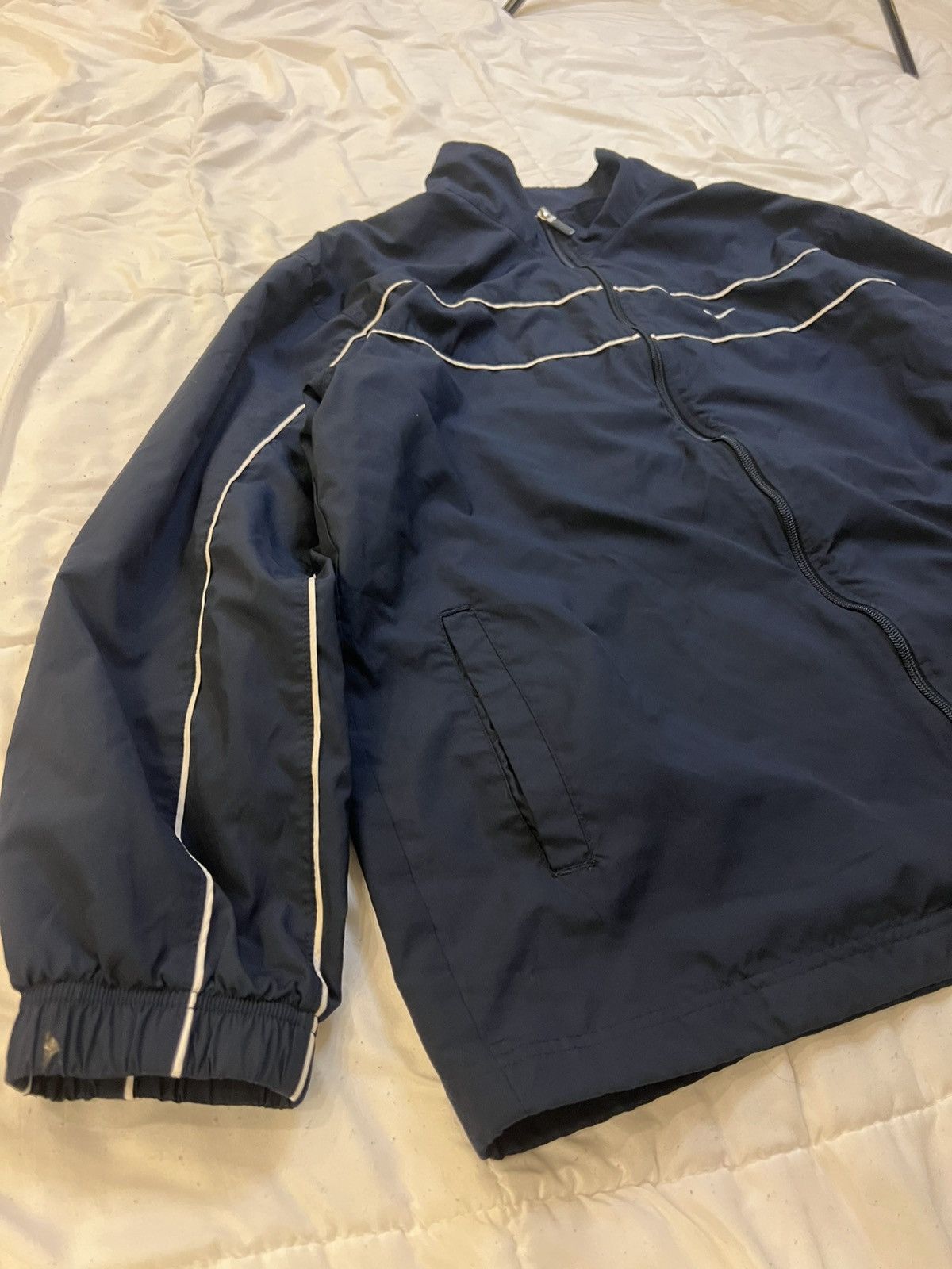 Nike × Vintage Y2K NIKE Track-Suit Navy Track Jacket Size US XL / EU 56 / 4 - 3 Thumbnail