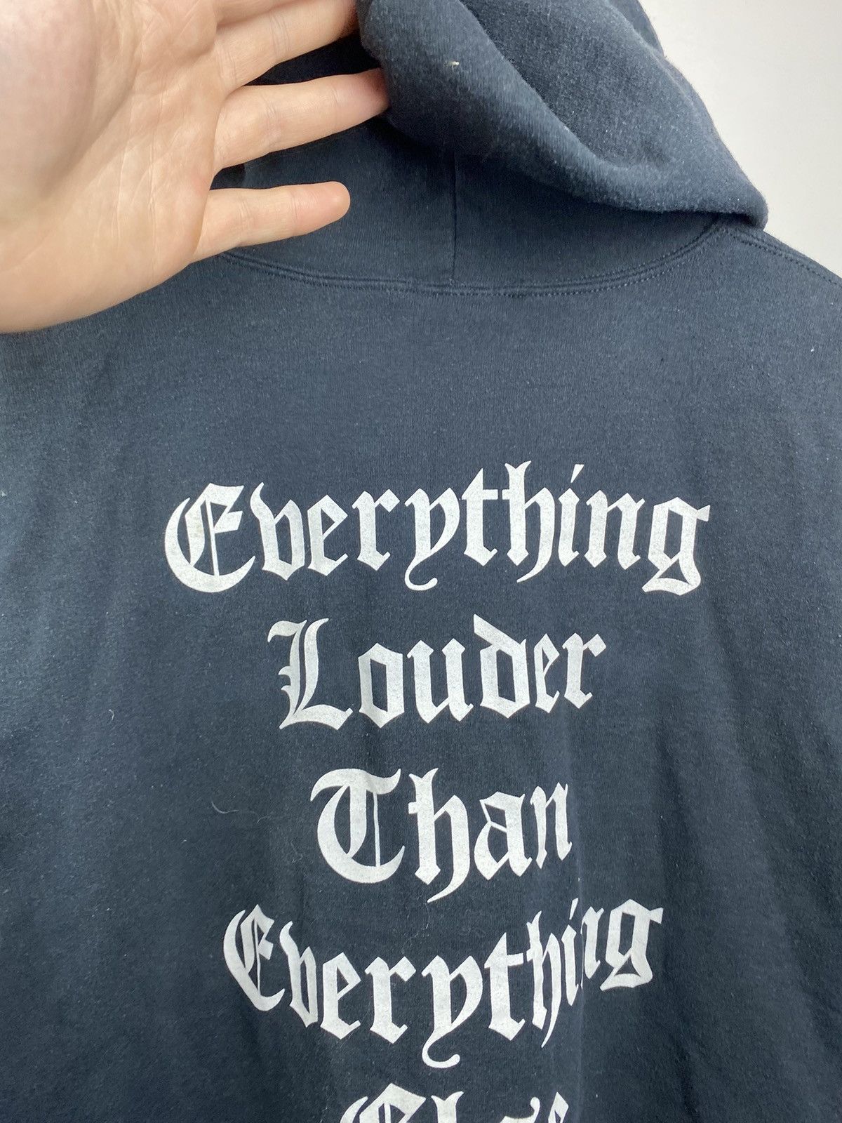 Gildan 00s Motorhead band opium punk distressed sun faded hoodie Size US M / EU 48-50 / 2 - 7 Thumbnail