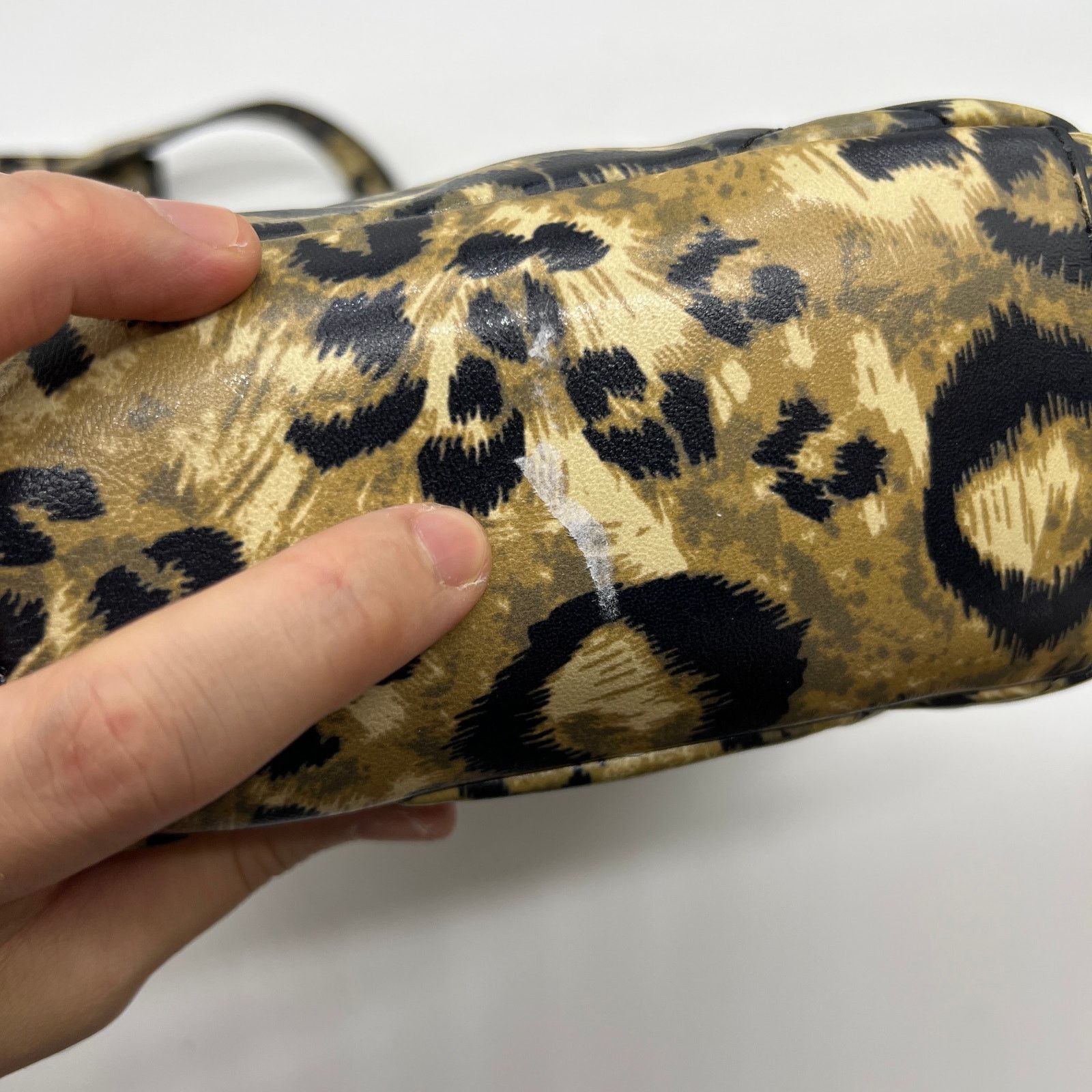 Other Vince Camuto Quilted Leather Crossbody - Doty Purse Leopard Size ONE SIZE - 6 Thumbnail