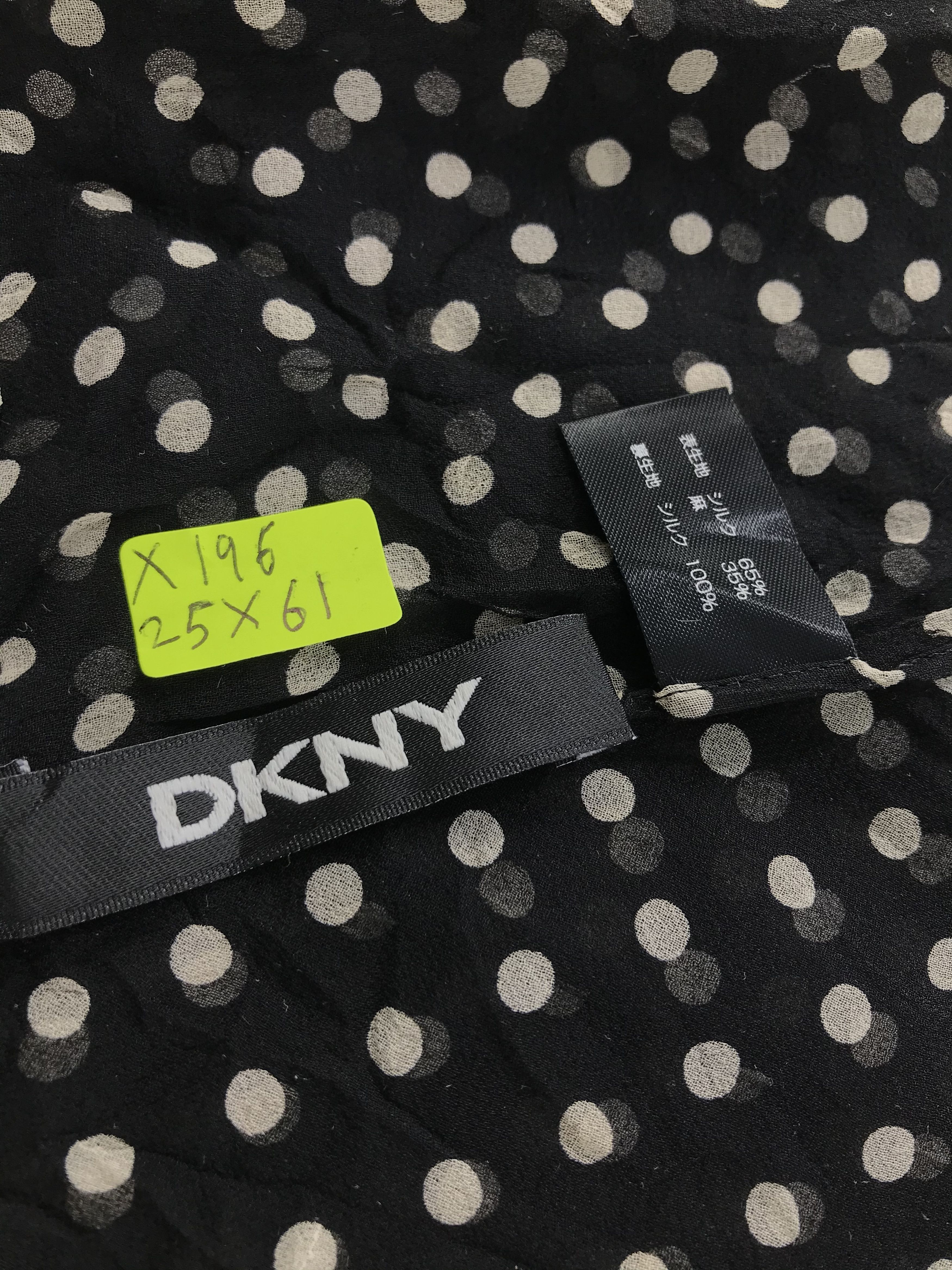 DKNY Vintage DKNY Silk Scarf Size ONE SIZE - 4 Thumbnail