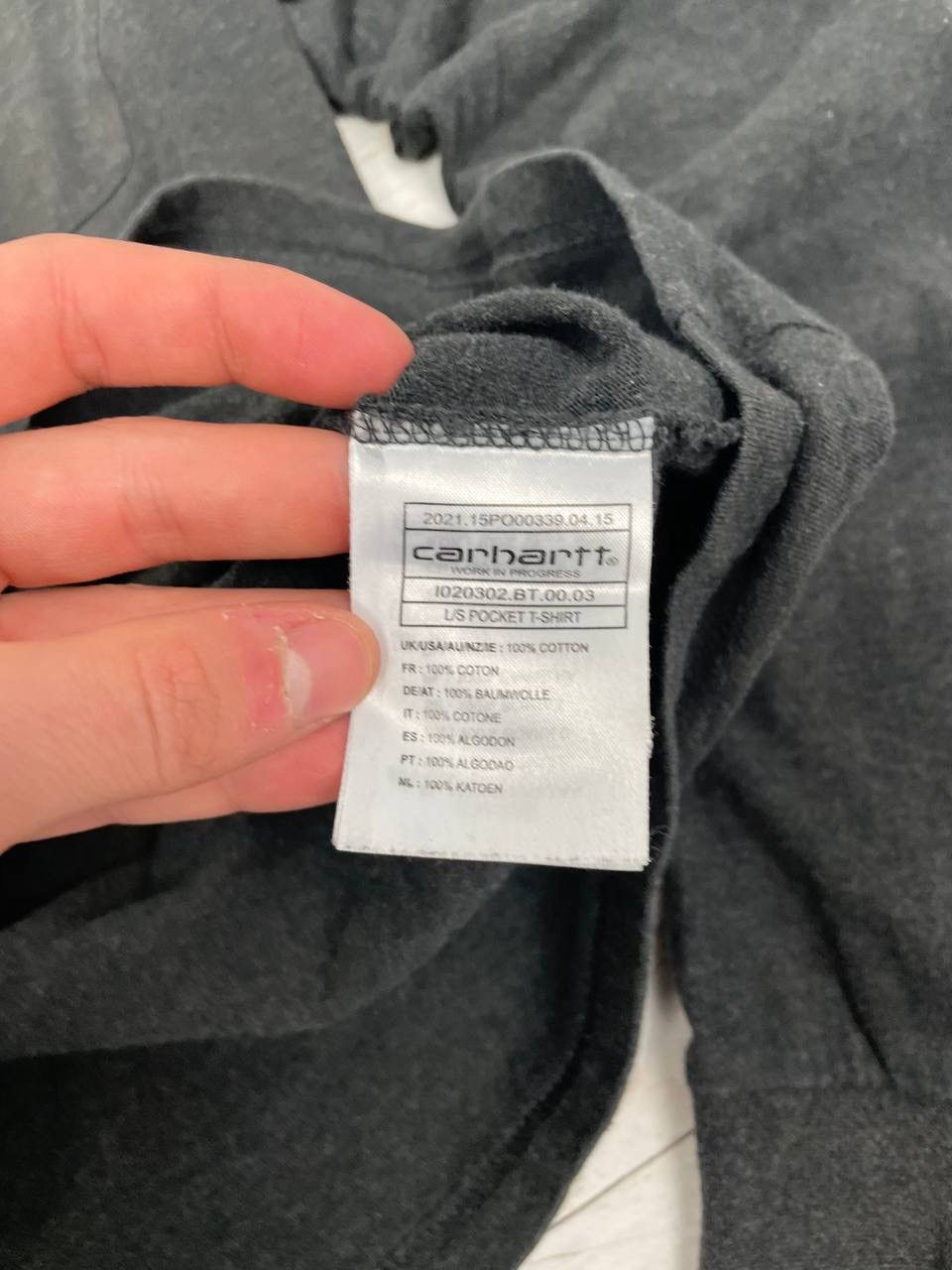 Carhartt Carhartt WIP Long Sleeve Pocket T-Shirt Size US S / EU 44-46 / 1 - 8 Thumbnail