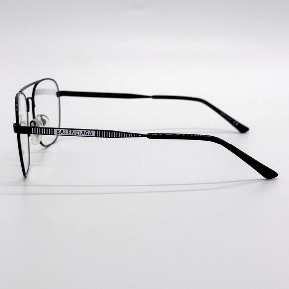 Balenciaga NEW BALENCIAGA EYEGLASSES BB0037O 001 BLACK UNISEX EYEWEAR Size ONE SIZE - 6 Thumbnail