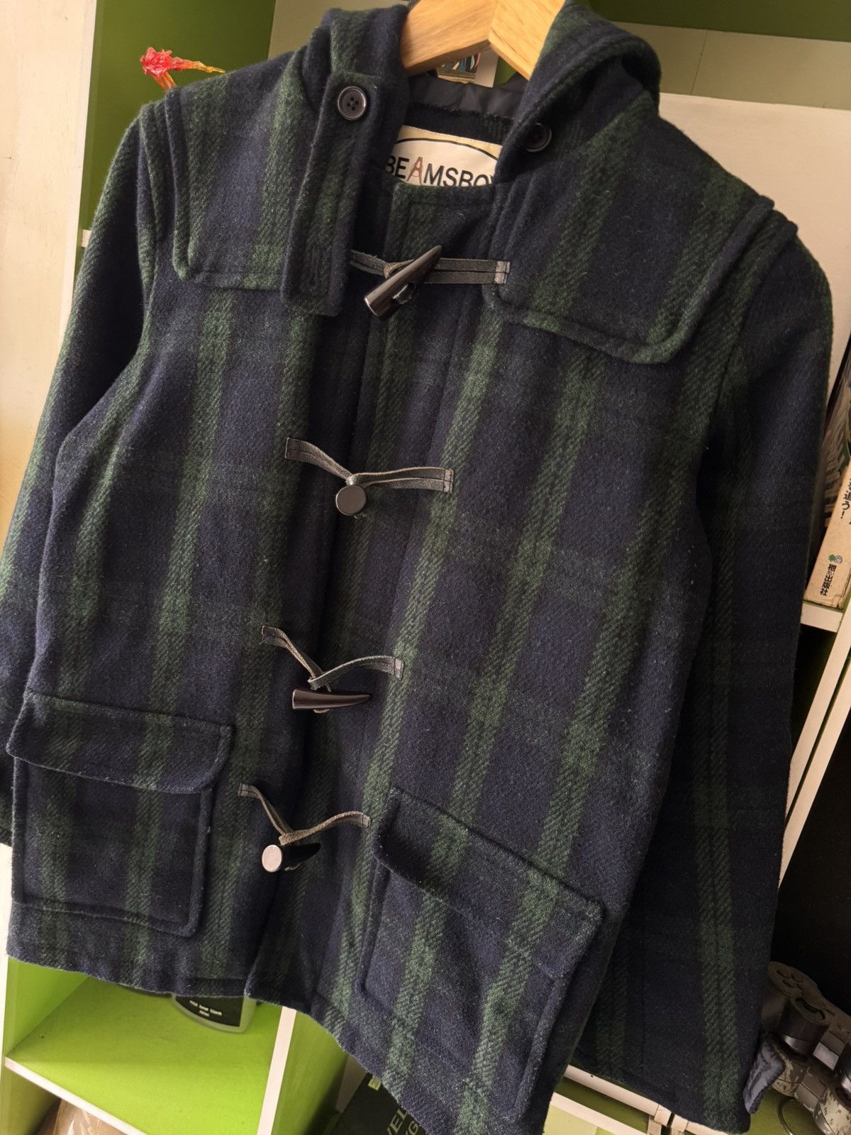 If Six Was Nine BEAMSBOY DUFFLE WOOL COAT Size S / US 4 / IT 40 - 2 Thumbnail