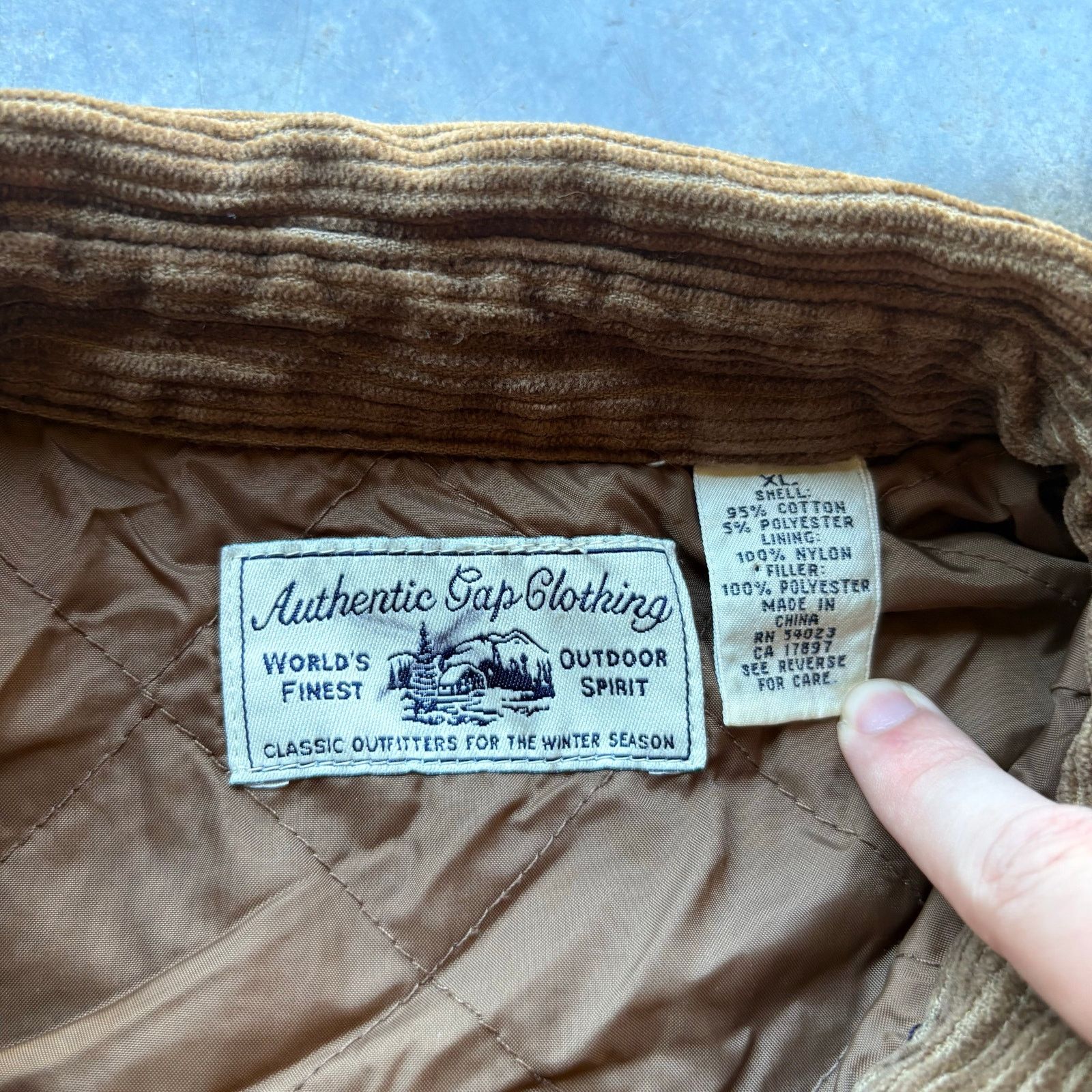 Gap Cool Vintage Corduroy Gap Button Up Shirt Size US XL / EU 56 / 4 - 3 Thumbnail