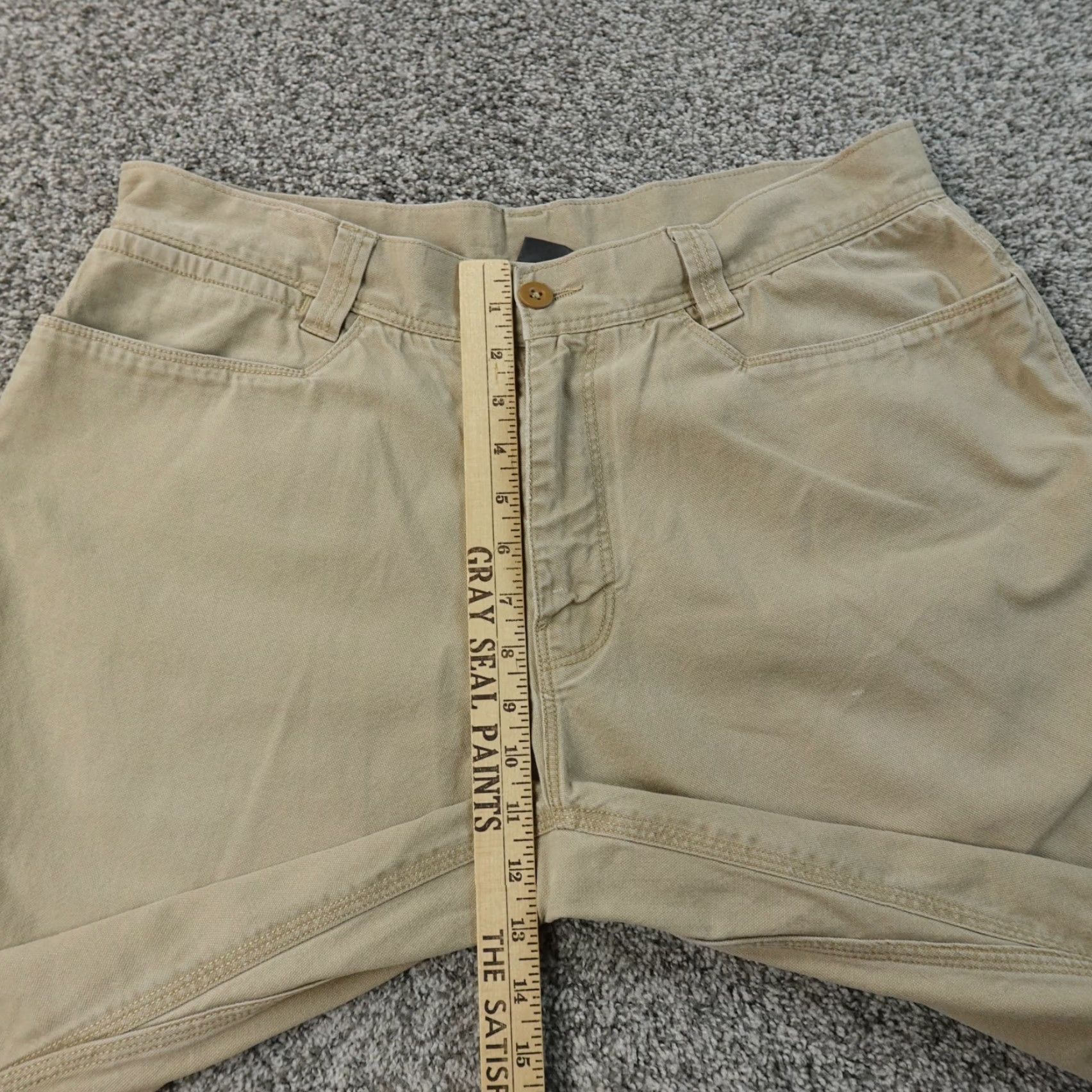 The North Face North Face Pants Mens 36x27 Canvas Khaki 5 Pocket Outdoor Hiking Regular Rise Chino Beige Brown Tan Size US 36 / EU 52 - 5 Thumbnail