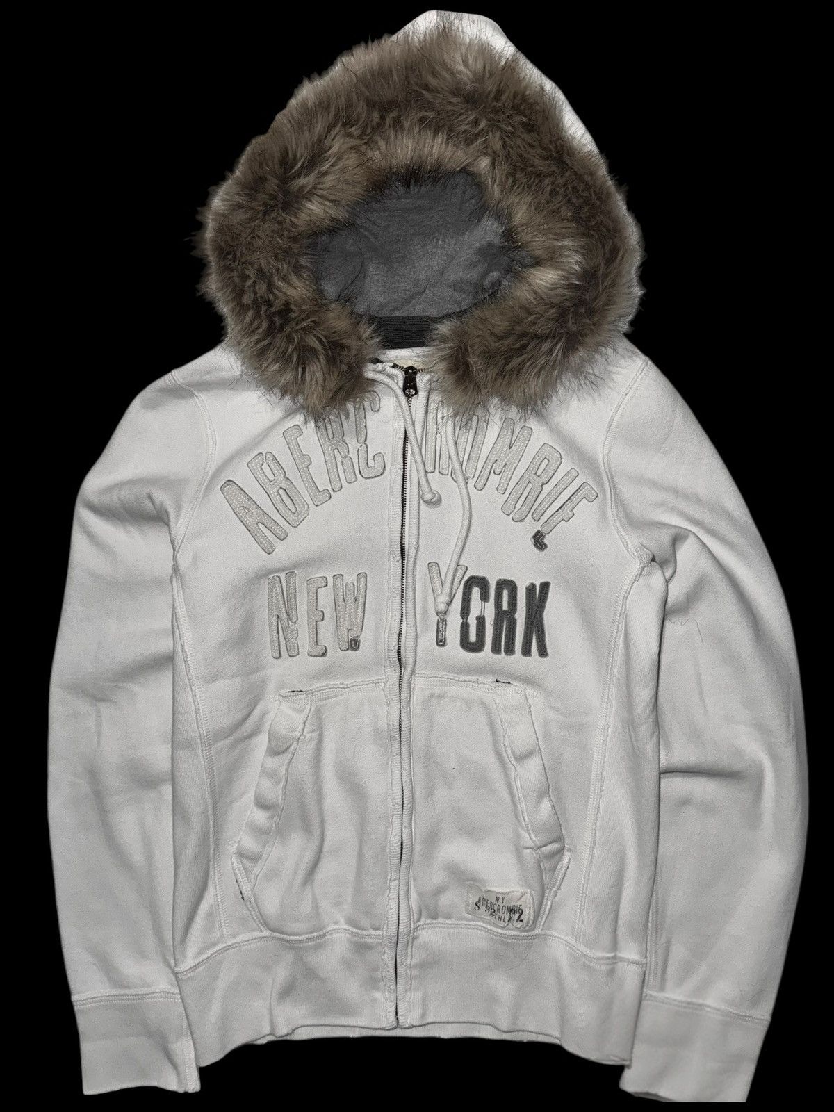 Abercrombie & Fitch ABERCROMBIE & FITCH ZIP HOODIE FUR | Grailed