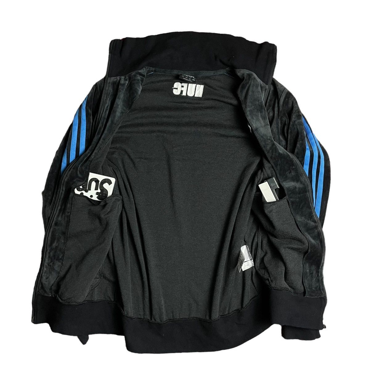 ⚽️👕 Y2K ADIDAS NEWCASTLE UNITED VELVET 3 STRIPES TRACKTOP