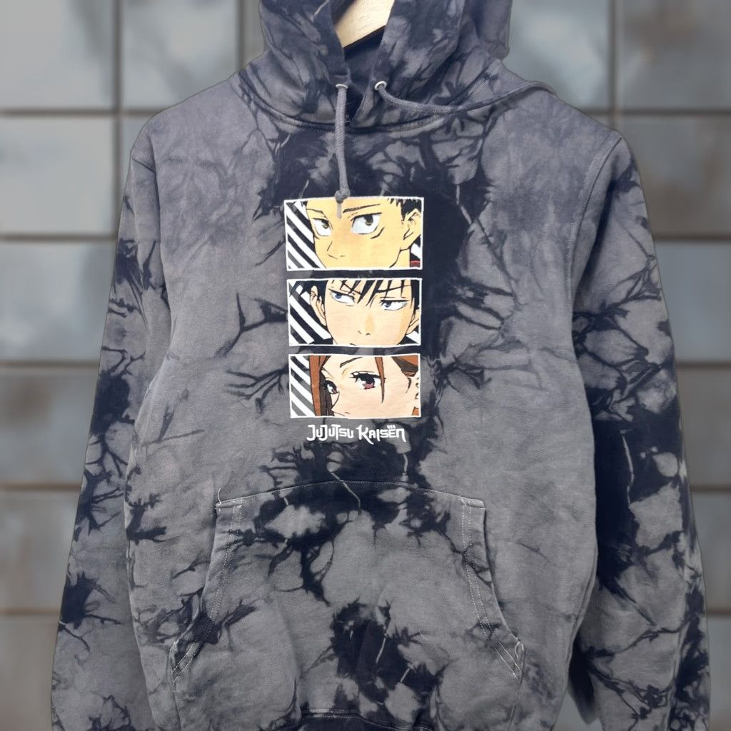 Vintage VINTAGE Jujutsu Kaisen Anime Hoodie Shirt Mens S Black Pullover 90s Spirit Anime Sweatshirt Size US S / EU 44-46 / 1 - 1 Thumbnail
