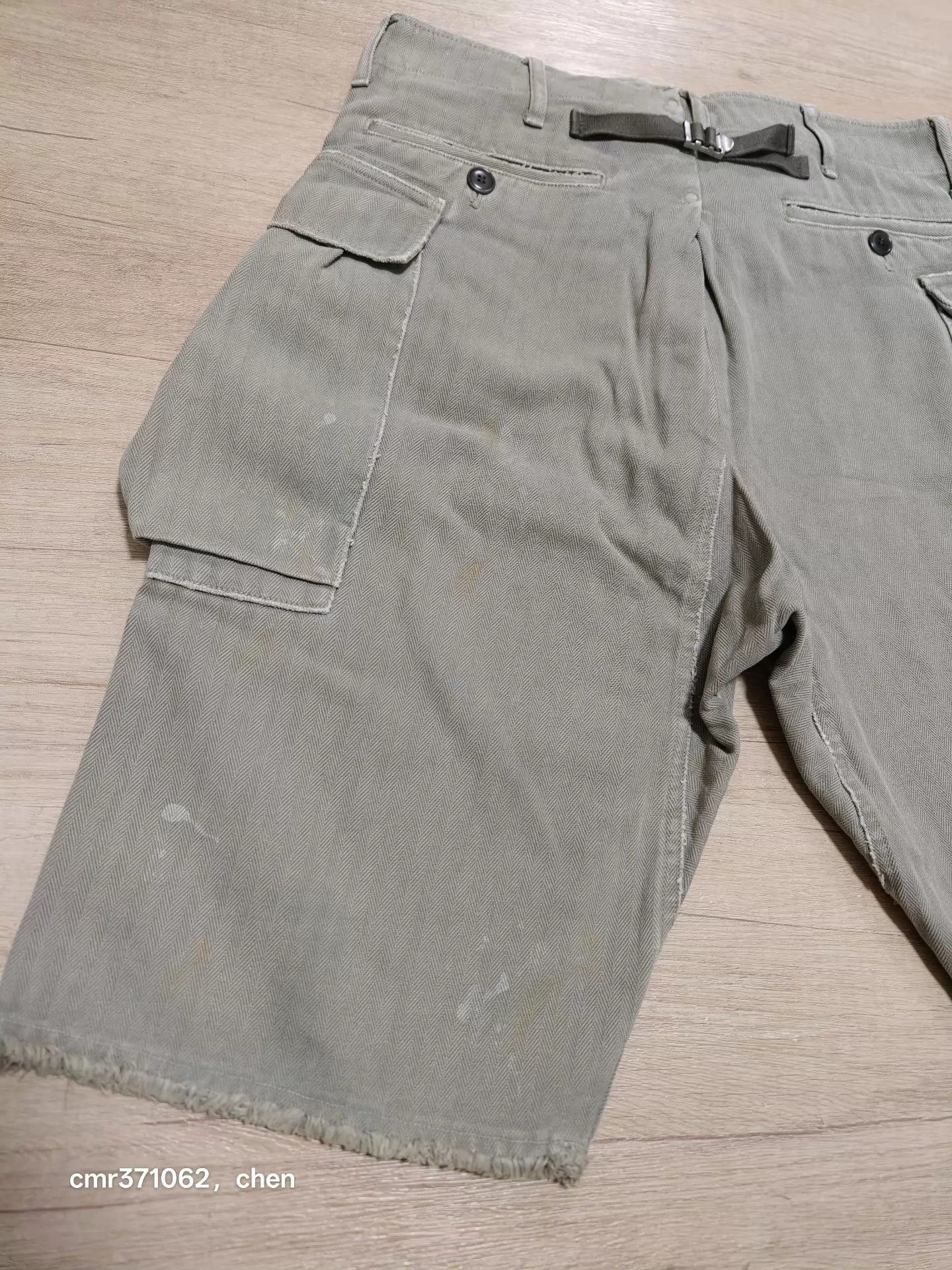 Visvim visvim 20ss veterans crash khaki 1 distressed fishbone Size US 30 / EU 46 - 4 Thumbnail