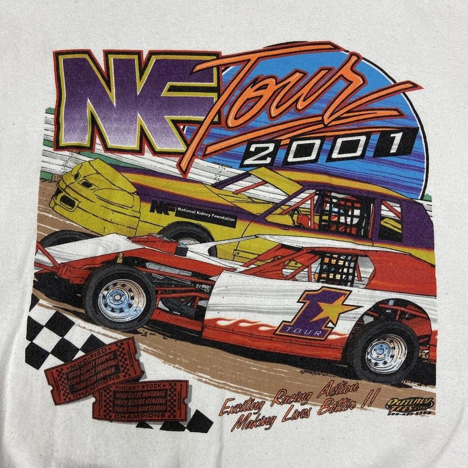 Vintage Vintage 2001 NKF Tour Racing Sweatshirt Size US XL / EU 56 / 4 - 4 Thumbnail