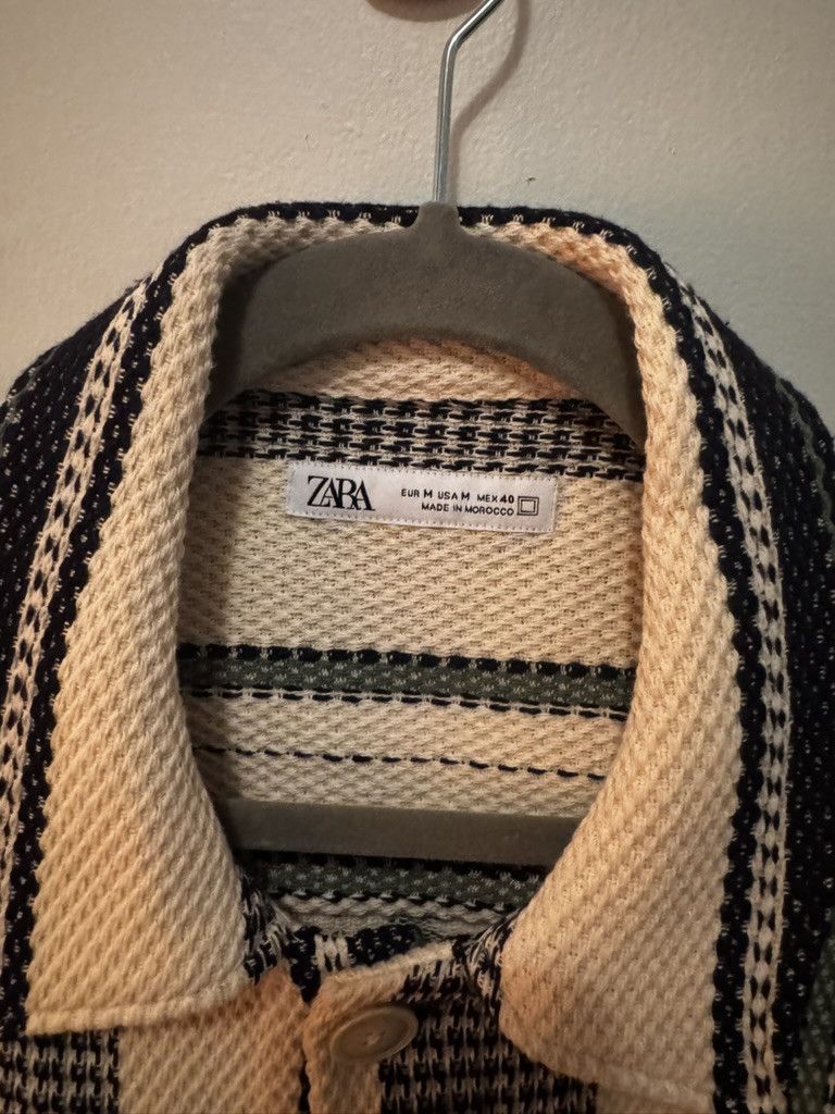 Zara Patterned Chore Jacket (Zara Spain) Size US L / EU 52-54 / 3 - 2 Thumbnail