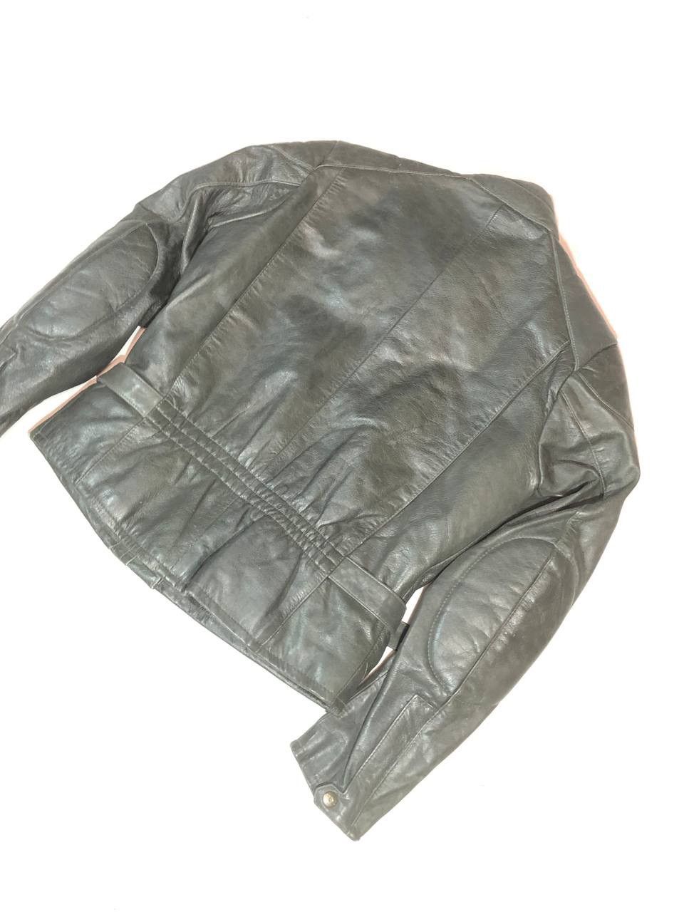 Vintage Echtes Leder Vintage Racing Biker Leather Jacket Size US M / EU 48-50 / 2 - 6 Thumbnail