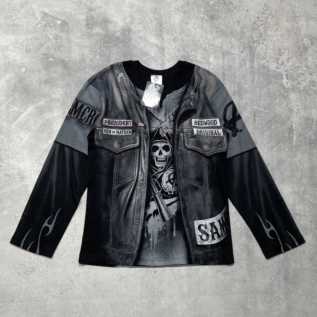 Band Tees NWT Sons Of Anarchy 2017 All Over Print Long Sleeve T Shirt Size US S / EU 44-46 / 1 - 1 Thumbnail