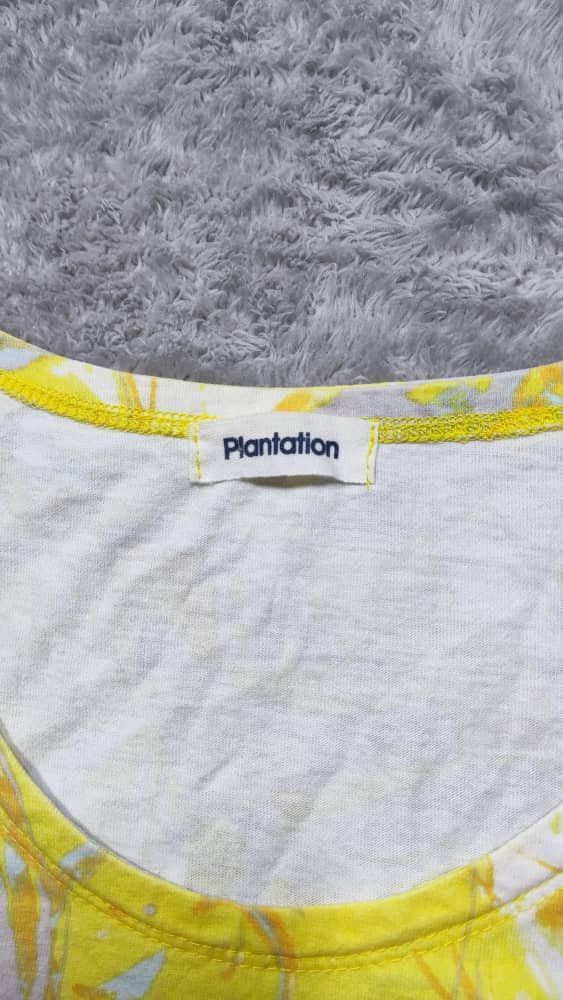 If Six Was Nine × Issey Miyake × Japanese Brand ISSEY MIYAKE PLANTATION YELLOW FLOWER DESIGN T SHIRT Size M / US 6-8 / IT 42-44 - 3 Thumbnail