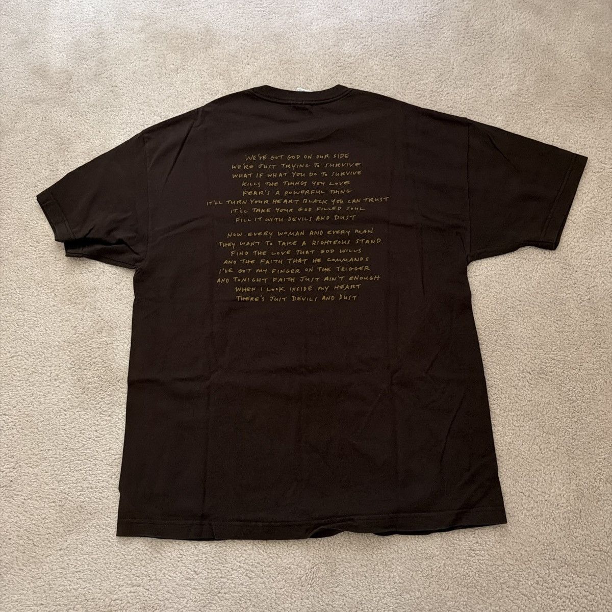 Vintage Bruce’s Springsteen Devils And Dust Shirt Size XL Size US XL / EU 56 / 4 - 4 Thumbnail