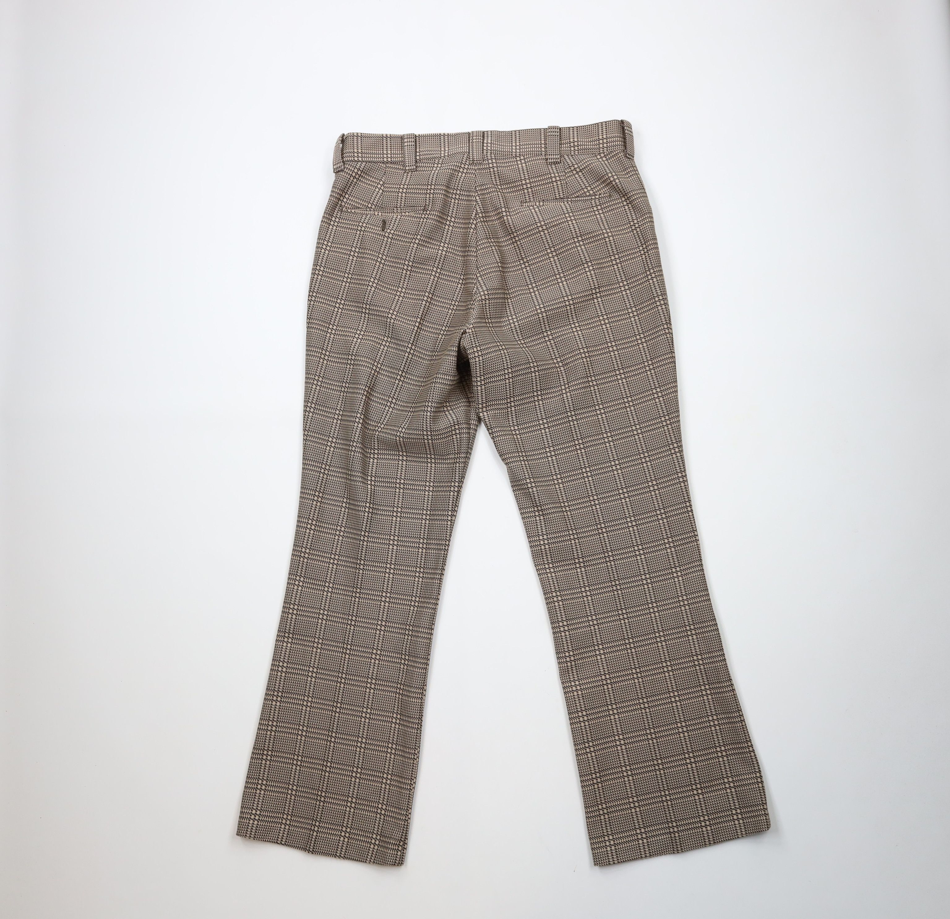 Vintage Vintage 70s Streetwear Knit Flared Wide Leg Chino Pants USA Size US 34 / EU 50 - 11 Thumbnail