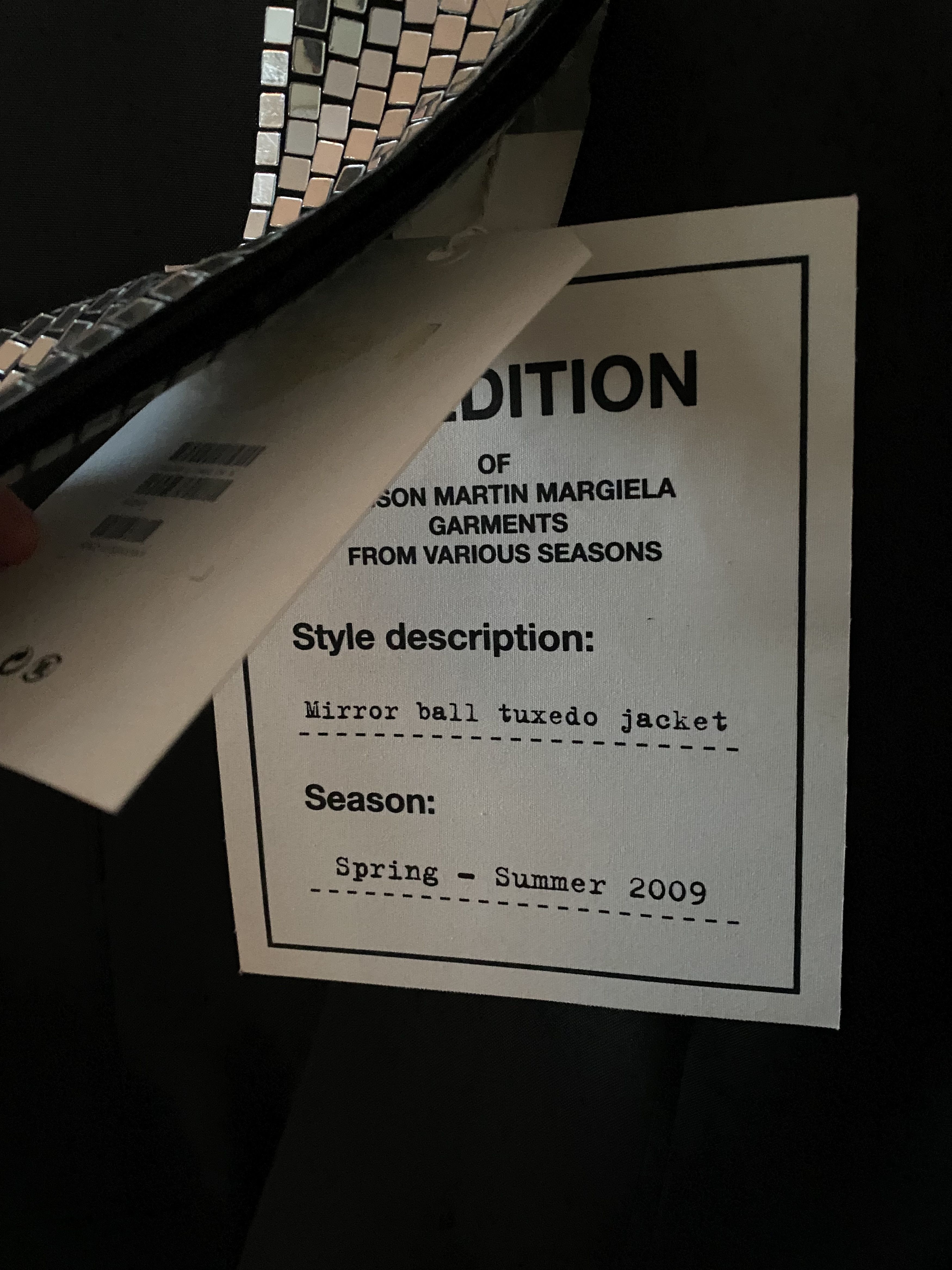 Maison Margiela Maison Margiela x HM Mirror ball tuxedo jacket Size 46S - 3 Thumbnail