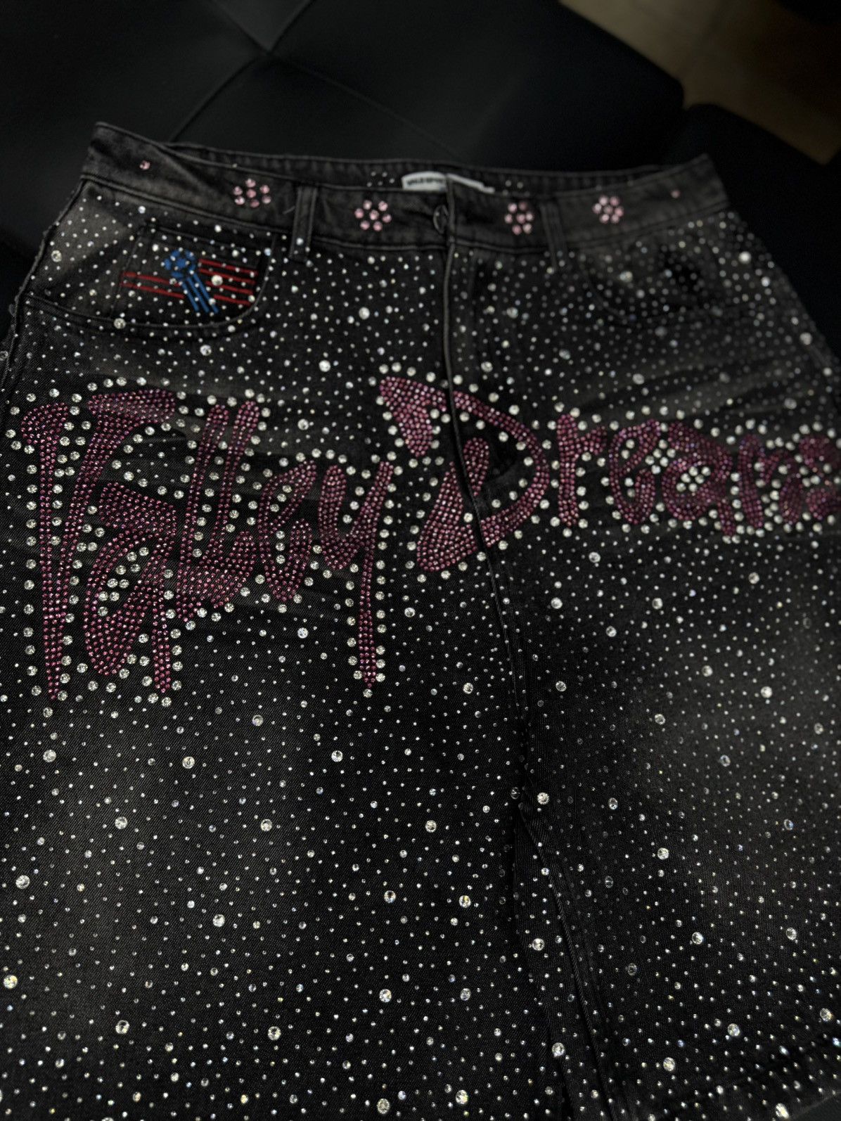 Vale Vale Valley Dreams Rhinestone Shorts Size 32 Size US 32 / EU 48 - 4 Thumbnail