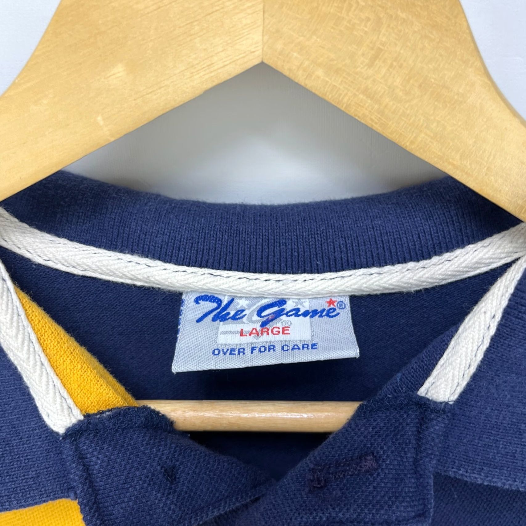 Vintage VINTAGE The Game Notre Dame Fighting Irish University Polo Shirt L Blue Mens Polo 90s Size US L / EU 52-54 / 3 - 4 Thumbnail