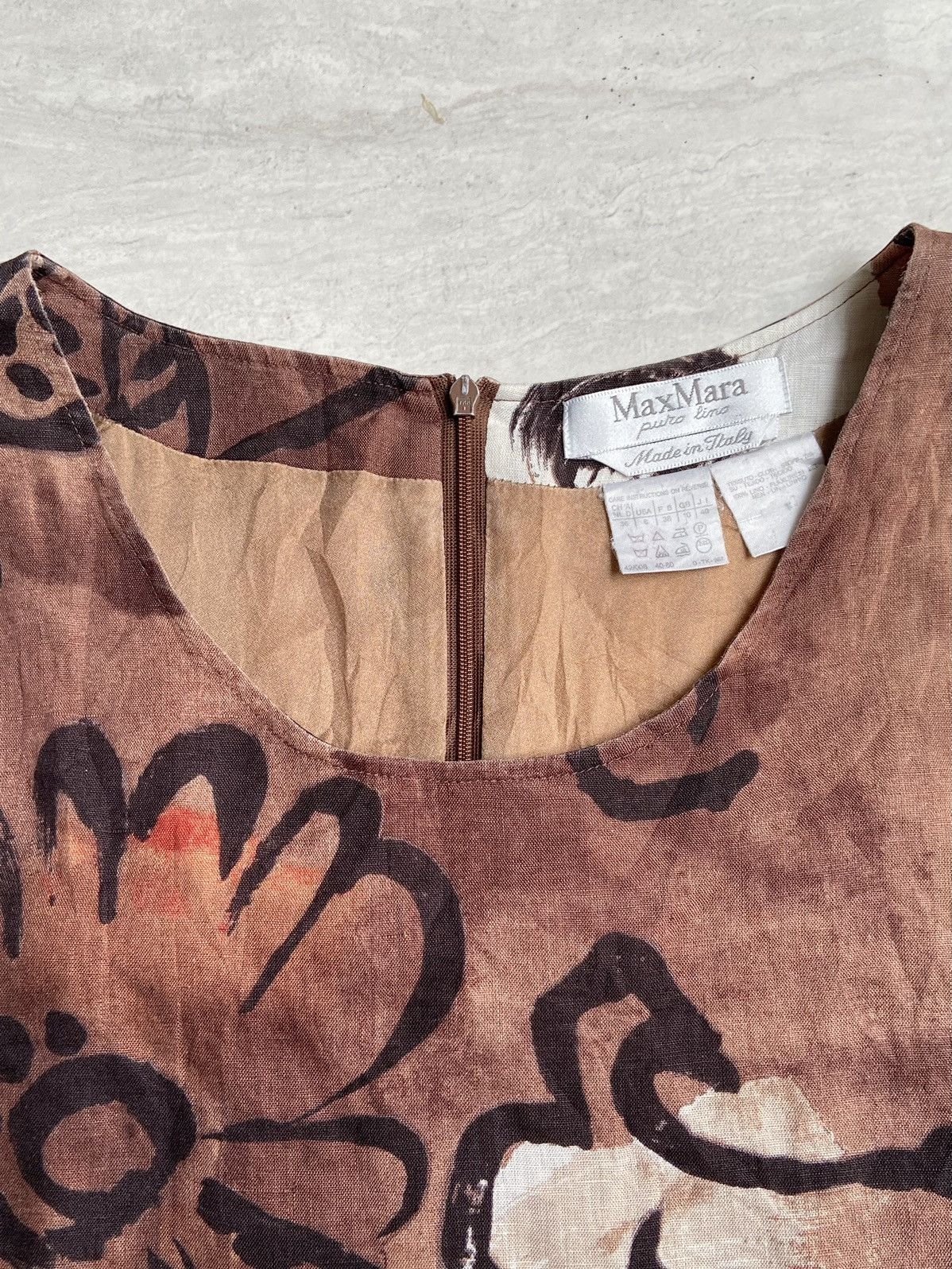 Max Mara MAX MARA Motive Brown Dress Size XS / US 0-2 / IT 36-38 - 11 Thumbnail