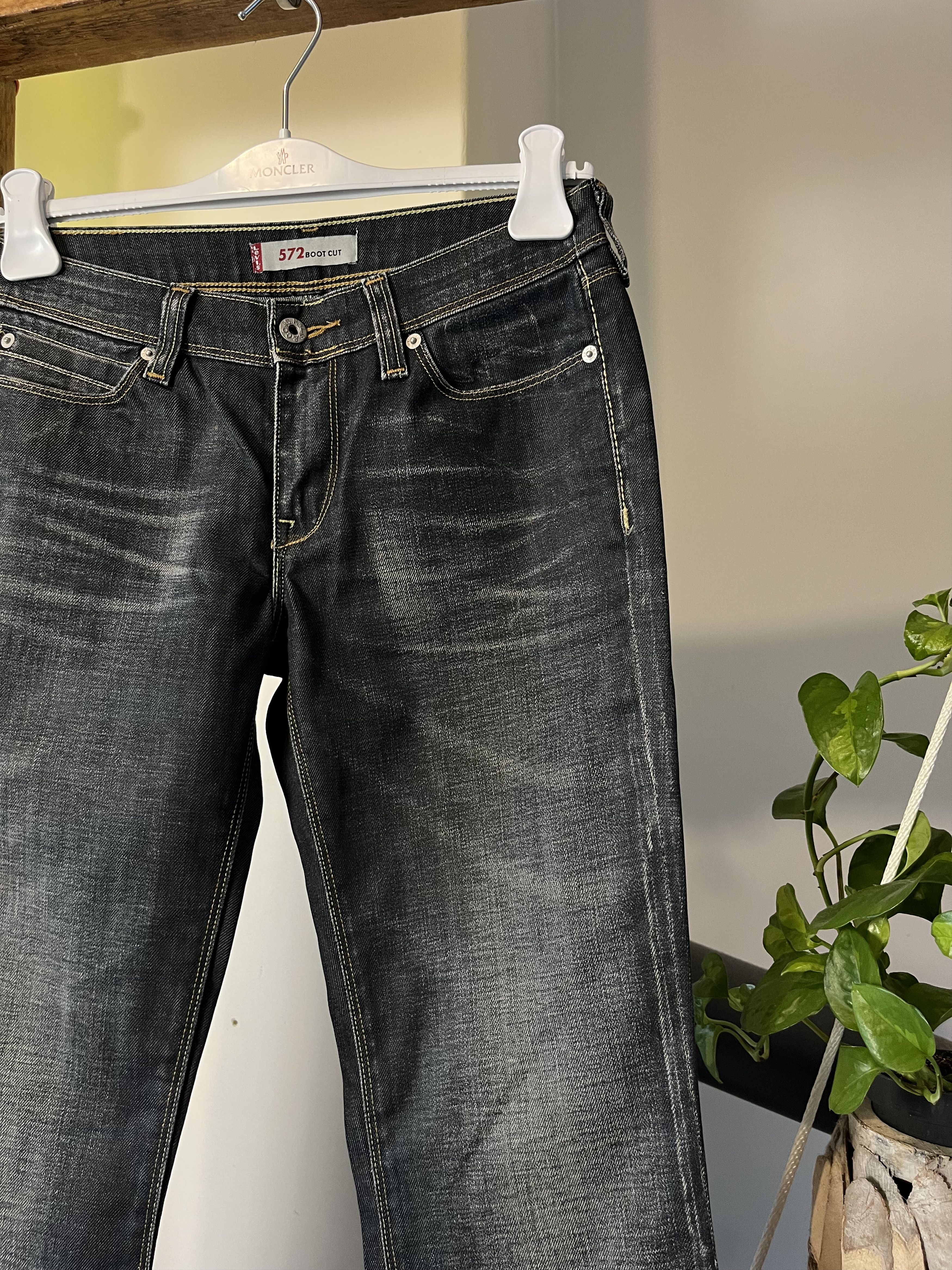 Levi's × Levi's Vintage Clothing Vintage Levis 572 Boot Cut Cowboy Avant Garde Opium Size 31" - 3 Thumbnail