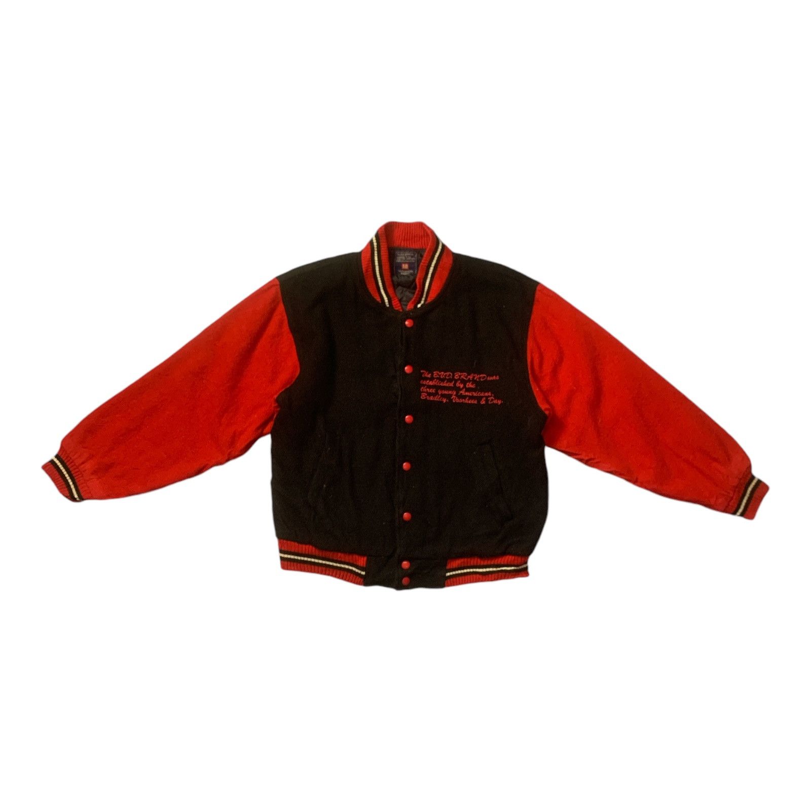 Japanese Brand × Vintage Rare Design Vintage B.V.D Brand Varsity Jackets Size US M / EU 48-50 / 2 - 1 Thumbnail
