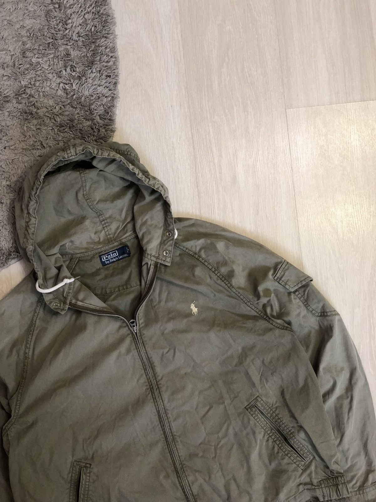 Polo Ralph Lauren × Vintage Vintage Polo Ralph Lauren Faded Distressed Military Jacket Size XXL / US 16-18 / IT 52-54 - 2 Thumbnail