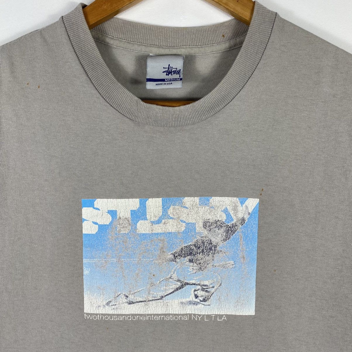 Stussy Vintage 00's STUSSY 2001 International Faded Graphic Tee Size US M / EU 48-50 / 2 - 3 Thumbnail