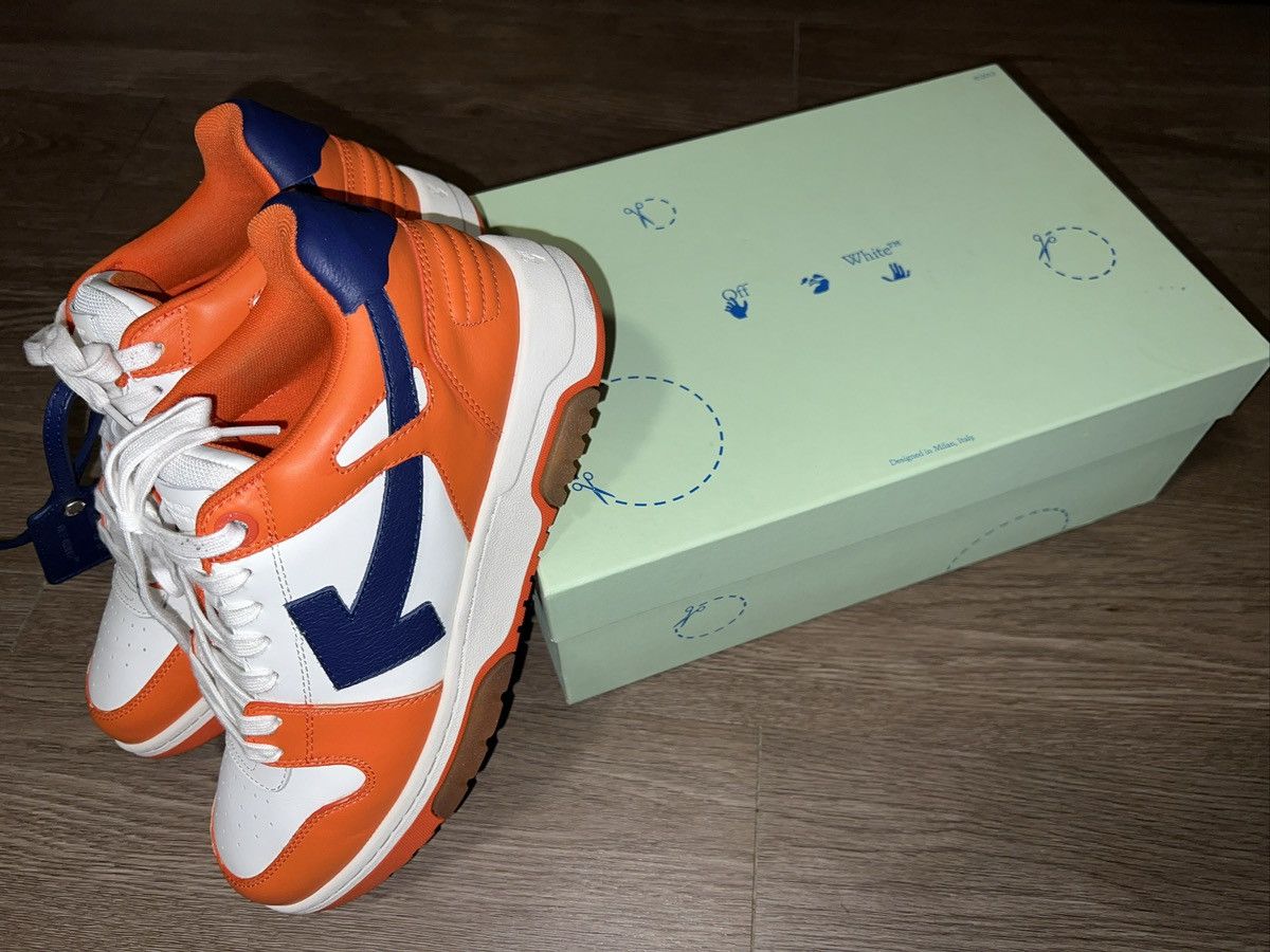 image of Off White Off-White Out Of Office White/navy/orange Shoes Size 42, Men's