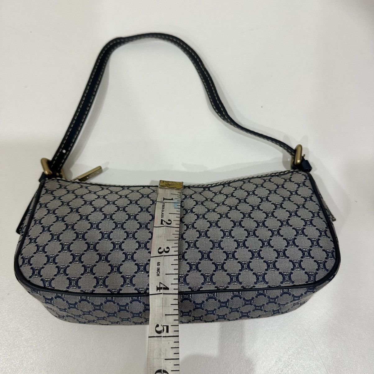 Celine ‼️LASTDROP‼️ CELINE MACADAM CANVAS POCHETTE POUCH HANDBAG Size ONE SIZE - 10 Thumbnail