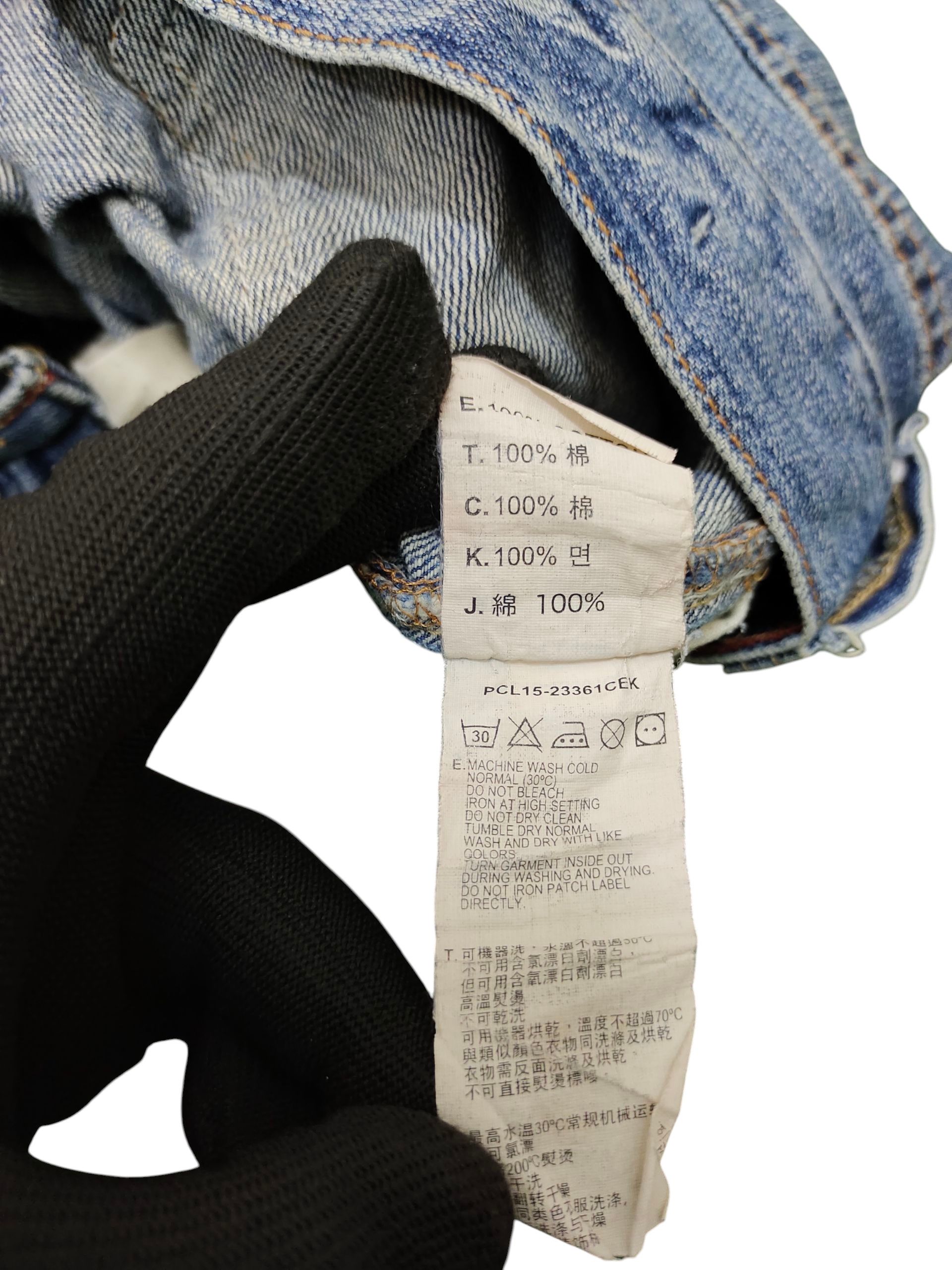 Kapital Vintage Y2k Levis Clawmark Distress Faded Denim Jeans Size US 30 / EU 46 - 13 Thumbnail