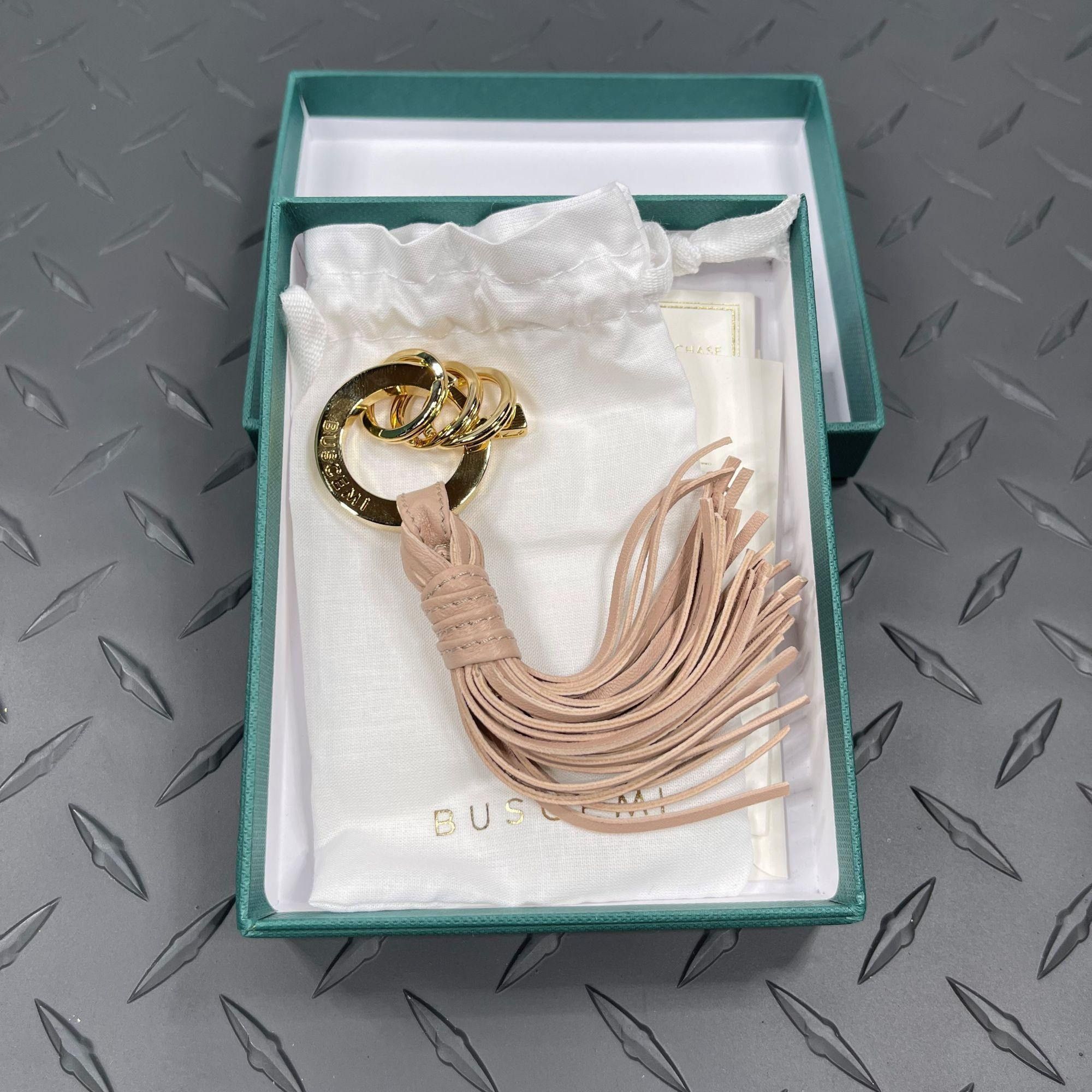 Buscemi Buscemi Keyholder Fringe Dusty Pink Leather Size ONE SIZE - 1 Thumbnail