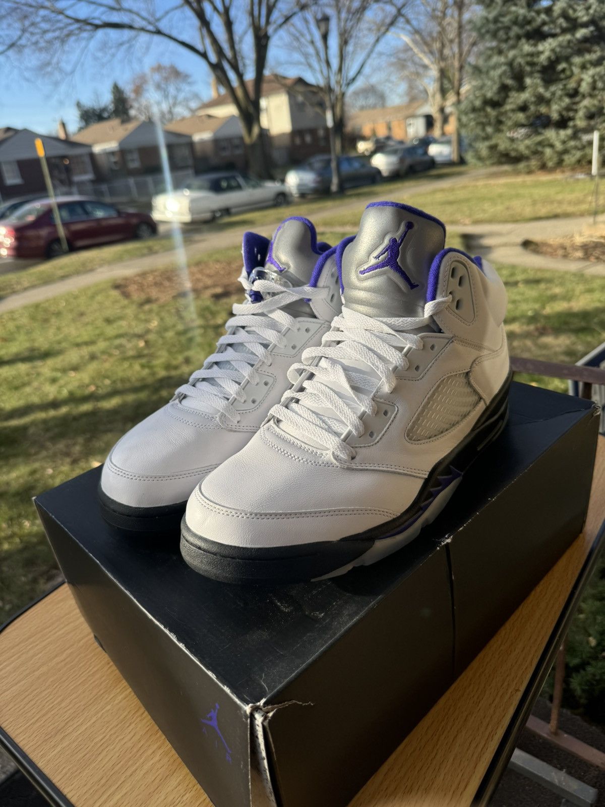 Jordan Brand × Nike Concord Retro 5 Size US 11.5 / EU 44-45 - 2 Thumbnail