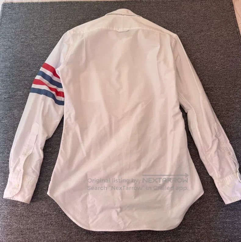 Thom Browne Thom Browne Single button casual long-sleeve shirt Size US M / EU 48-50 / 2 - 2 Thumbnail
