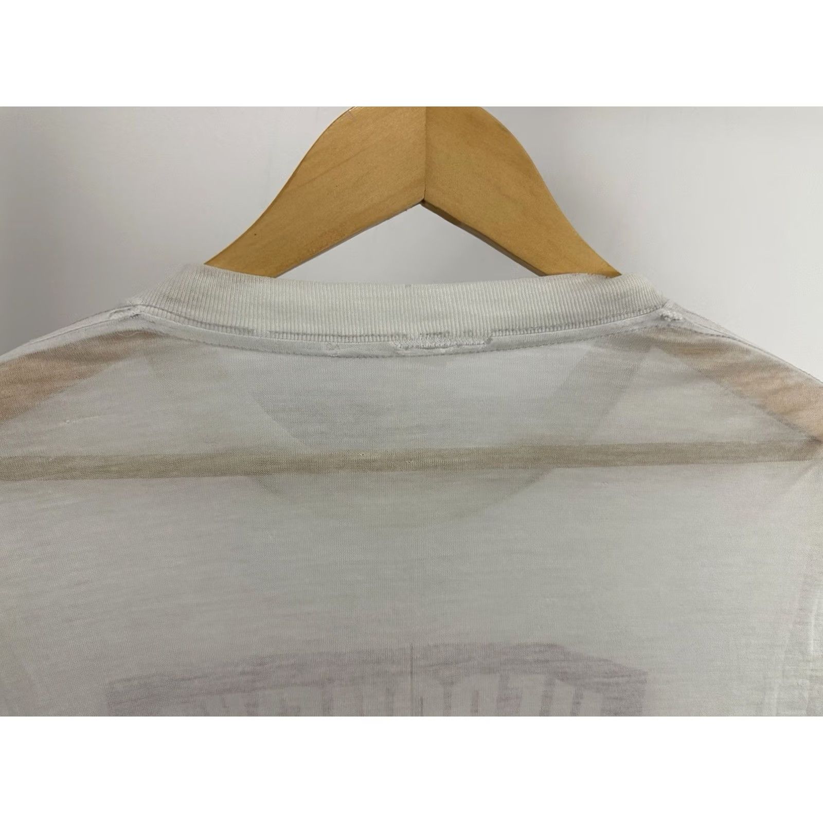 CHOCOOLATE VTG 80s Hershey's Milk Chocolate Super Paper Thin Burnout Worn T-Shirt L White Mens Size US L / EU 52-54 / 3 - 5 Thumbnail