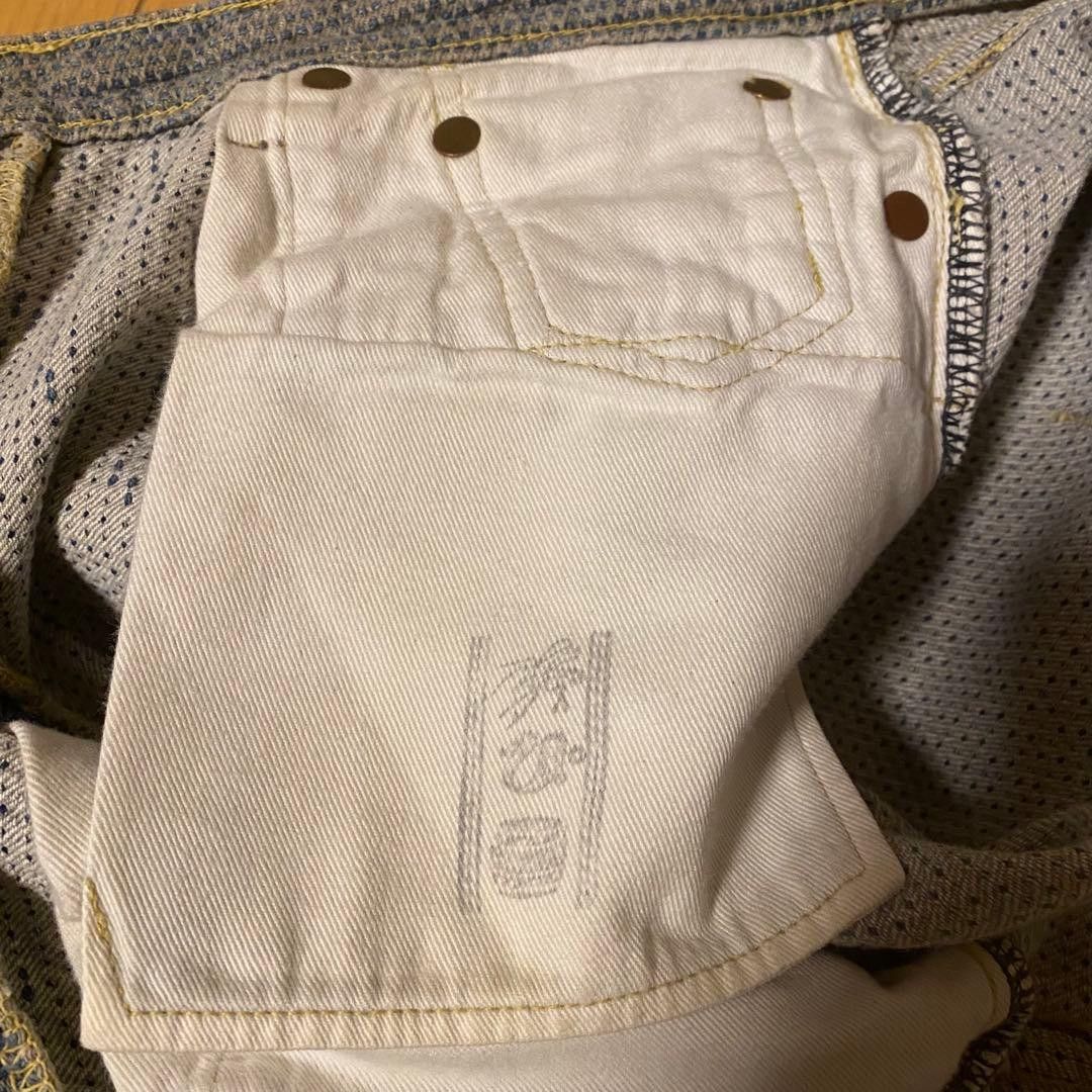 KAPITAL Century Denim Sashiko Pants Light Blue 32