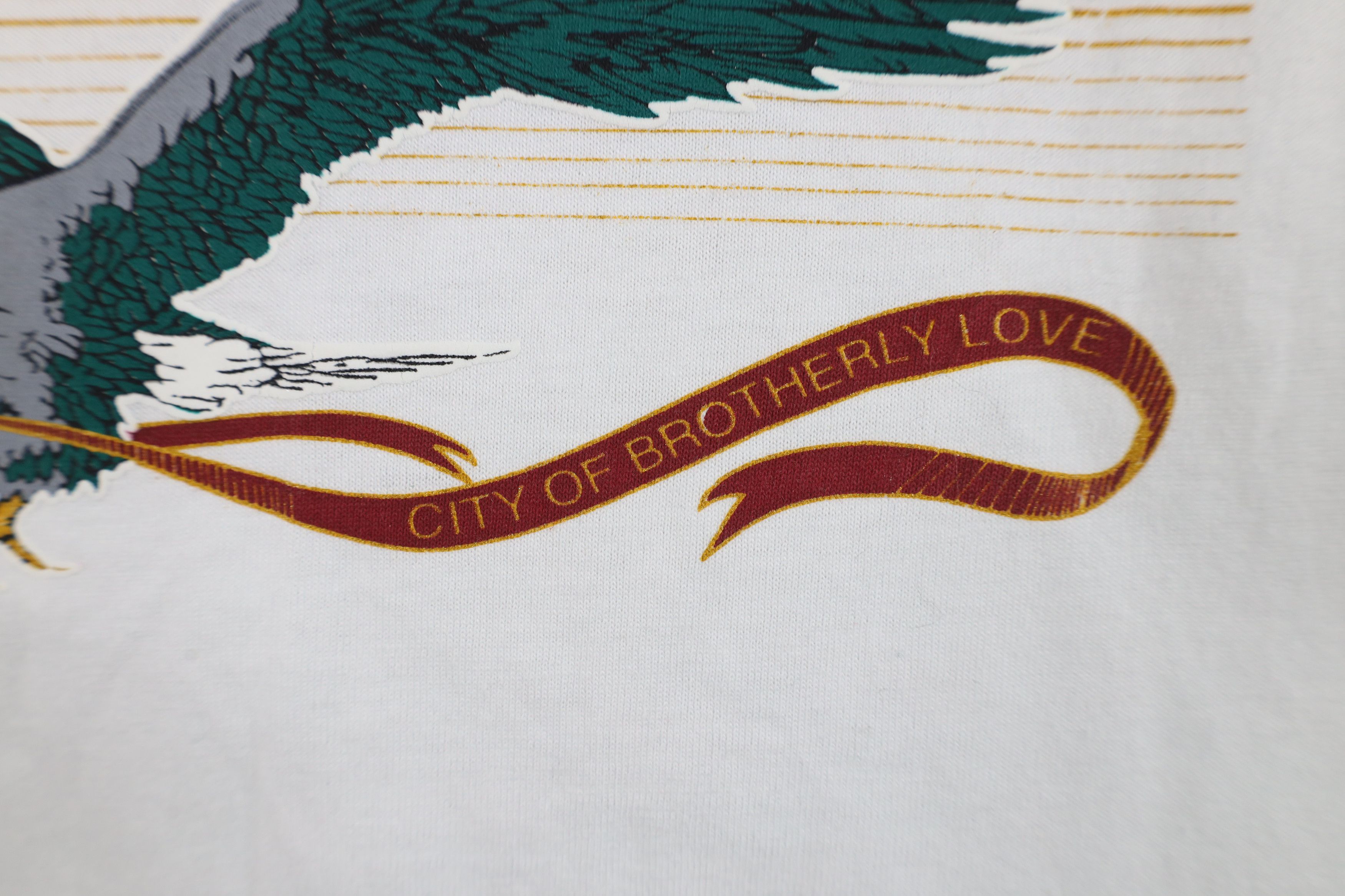 Fruit Of The Loom Vintage 90s City of Brotherly Love Short Sleeve T-Shirt Size S / US 4 / IT 40 - 5 Thumbnail