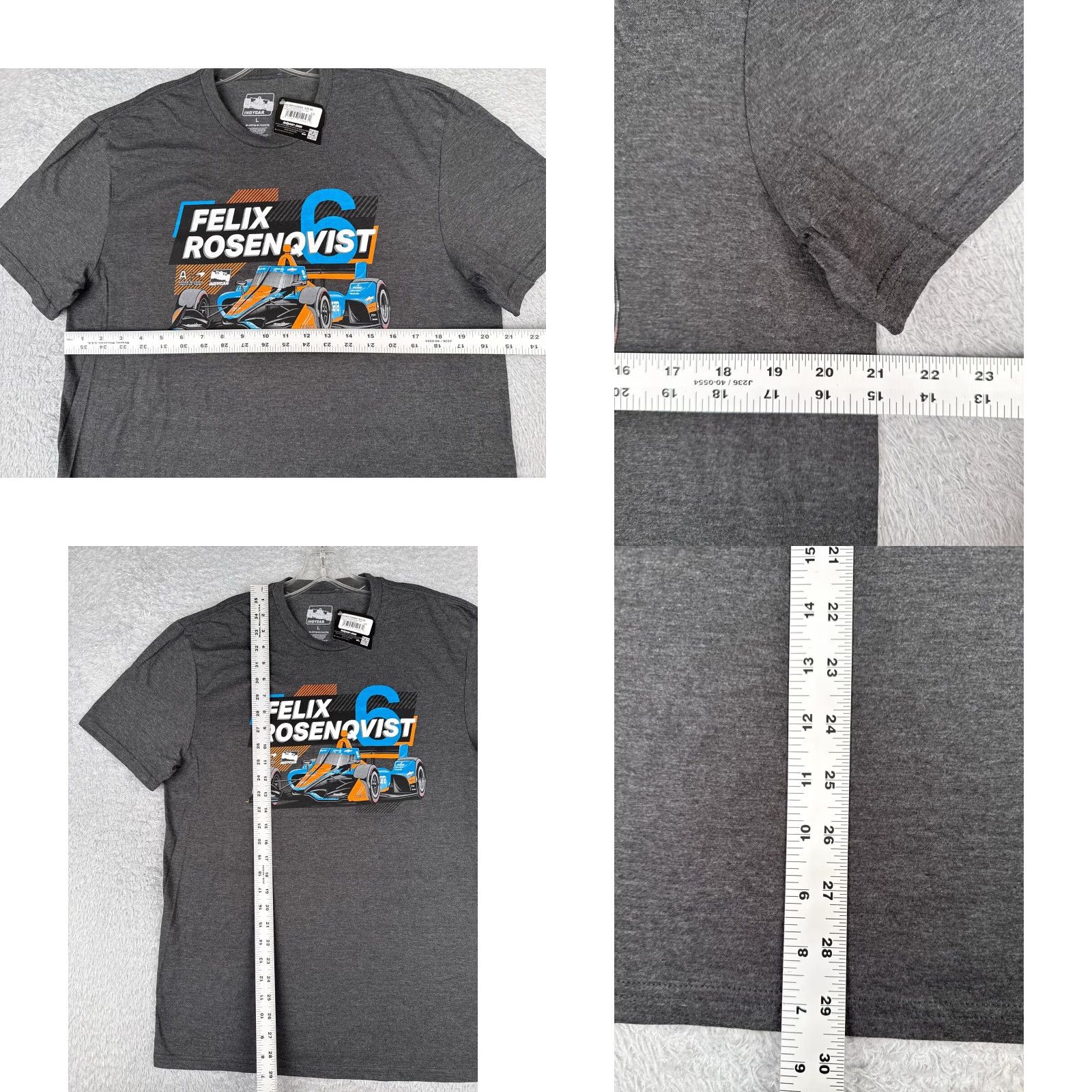 Arrow Legends Global Merchandise Indycar Shirt Men Adult Large Gray Logo T-Shirt Racing Cars Indy 2020s Size US L / EU 52-54 / 3 - 8 Thumbnail