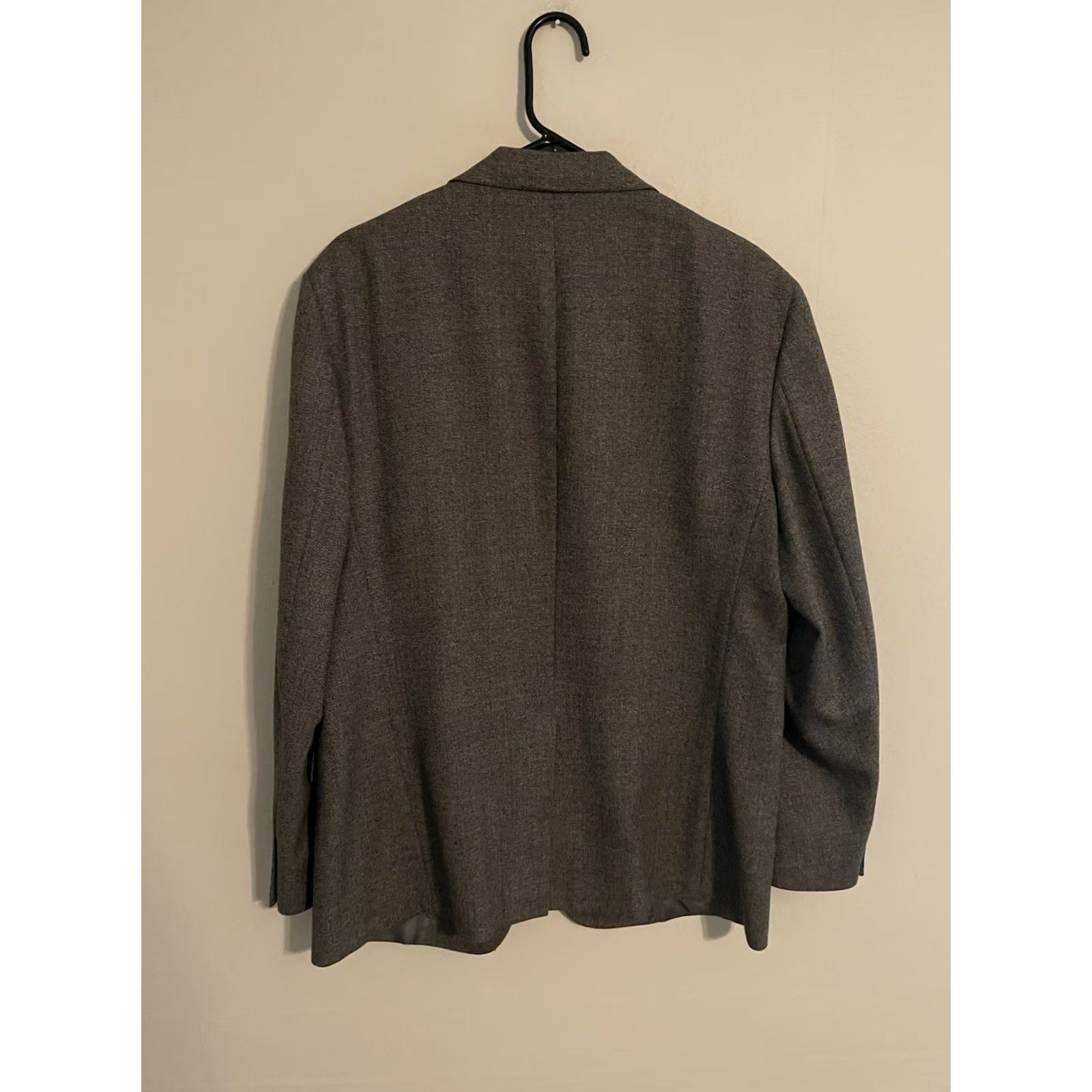 Hart Schaffner Marx Hart Schaffner Marx Gray Worsted Wool Suit Jacket Blazer Coat Canada Men's 42R Size 42R - 3 Thumbnail