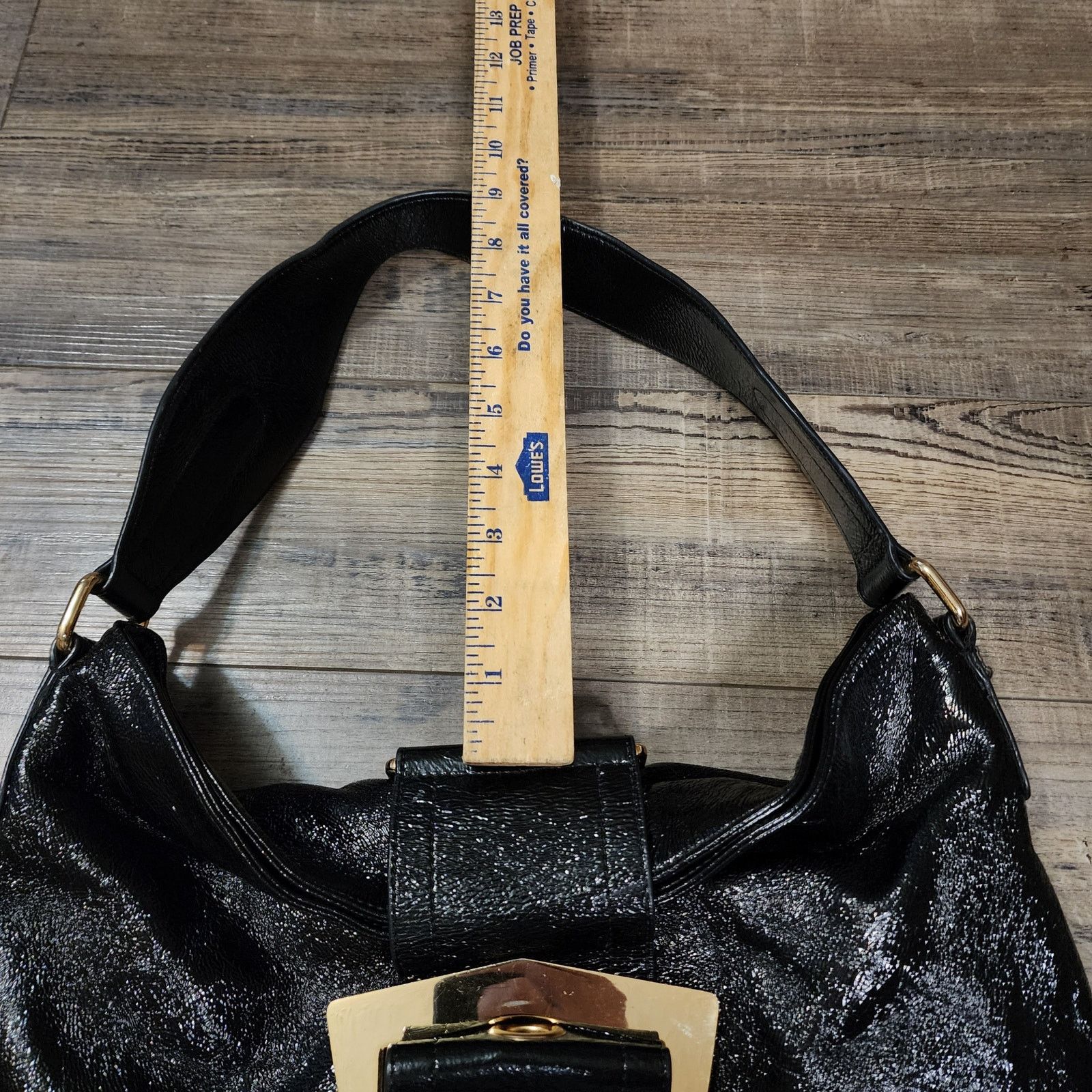 Hobo Hobo International Black Shiny shoulder bag purse Size ONE SIZE - 2 Thumbnail