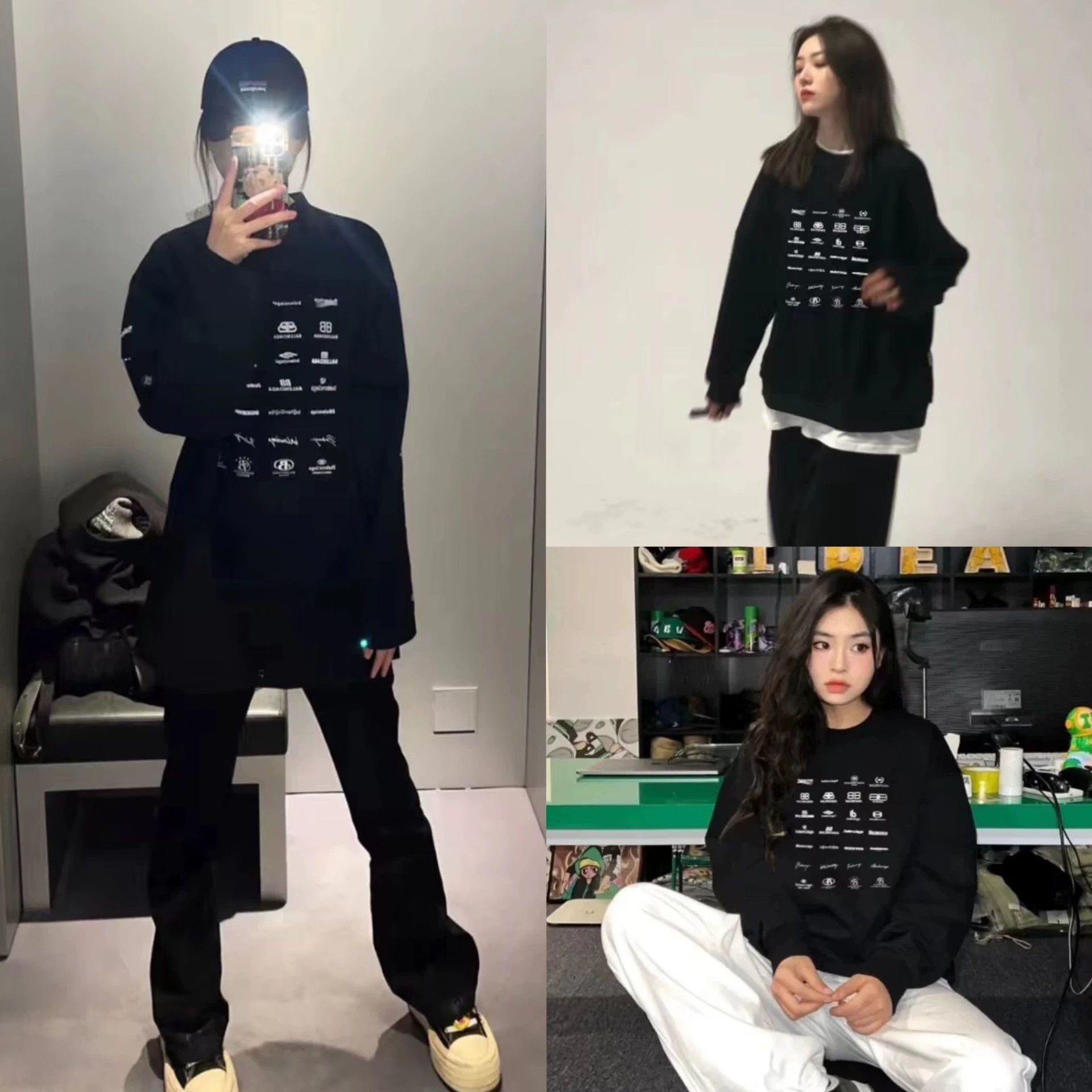 Balenciaga balenciaga graphic sweatshirt size L Size US L / EU 52-54 / 3 - 5 Thumbnail