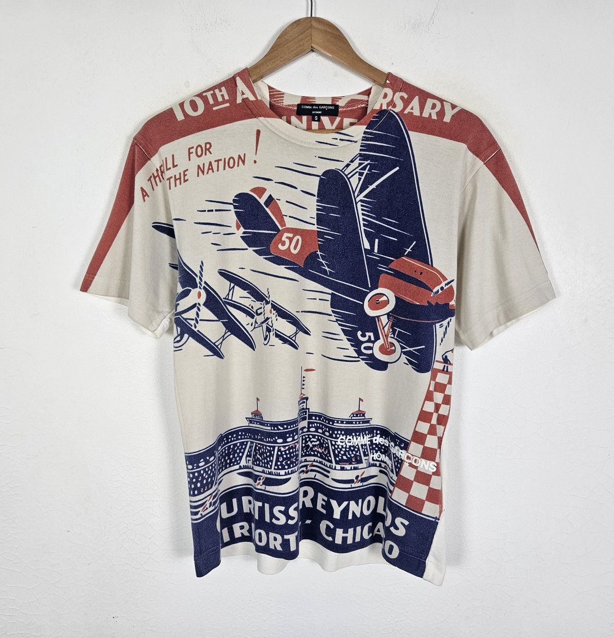 Comme des Garcons Comme des Garcons CDG 10th Anniversary Curtiss Reynolds tee Size US S / EU 44-46 / 1 - 2 Thumbnail