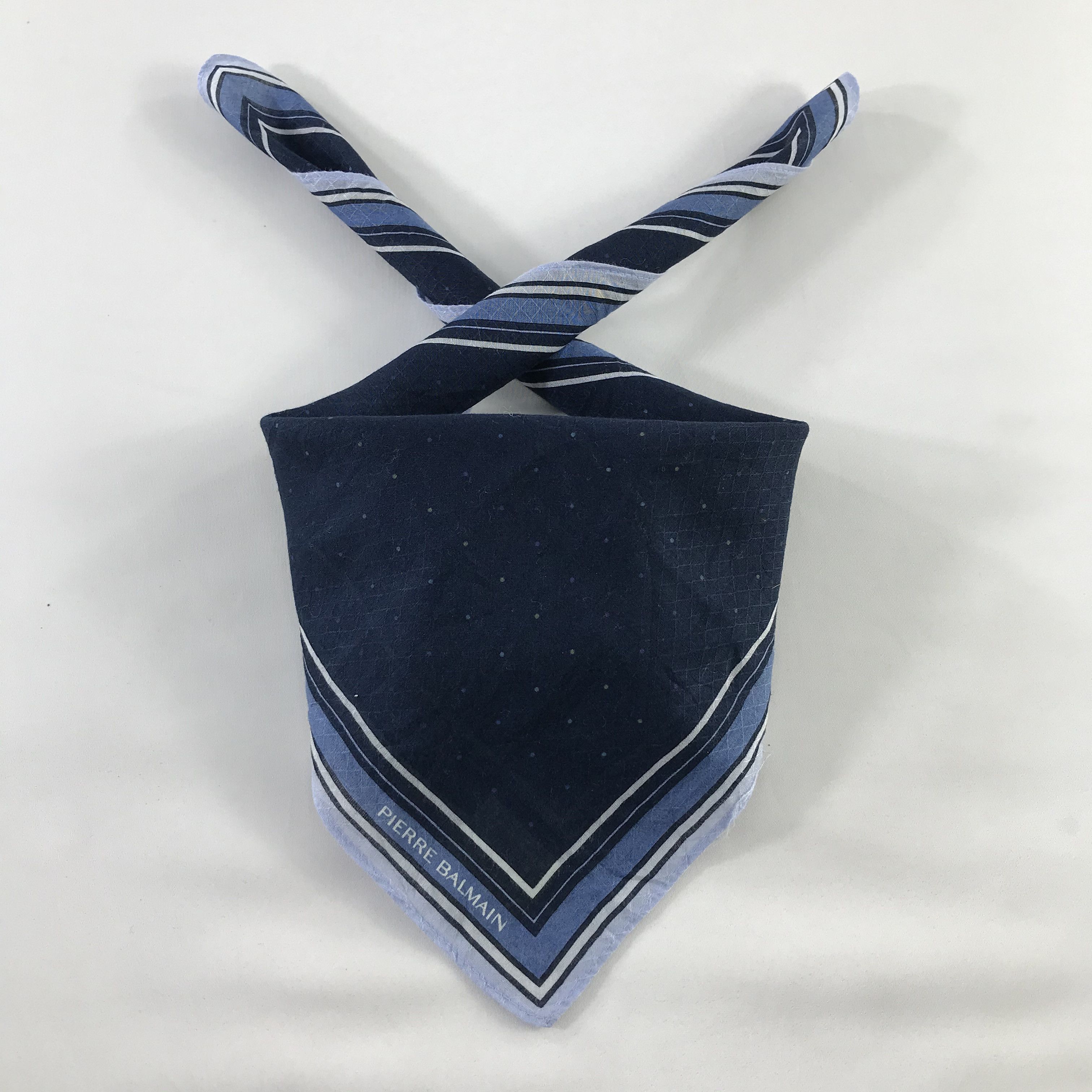 Pierre Balmain × Vintage Pierre Balmain Bandana / Handkerchief / Neckerchief - S1108 Size ONE SIZE - 3 Thumbnail