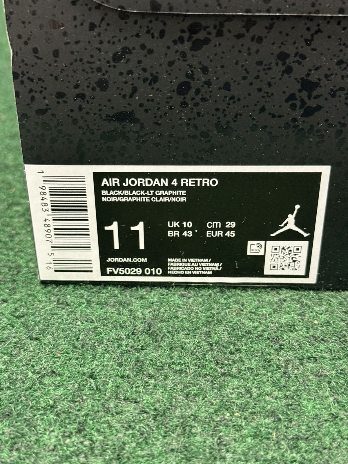 Jordan Brand Air Jordan 4 Retro Black Cat Size US 11 / EU 44 - 3 Thumbnail