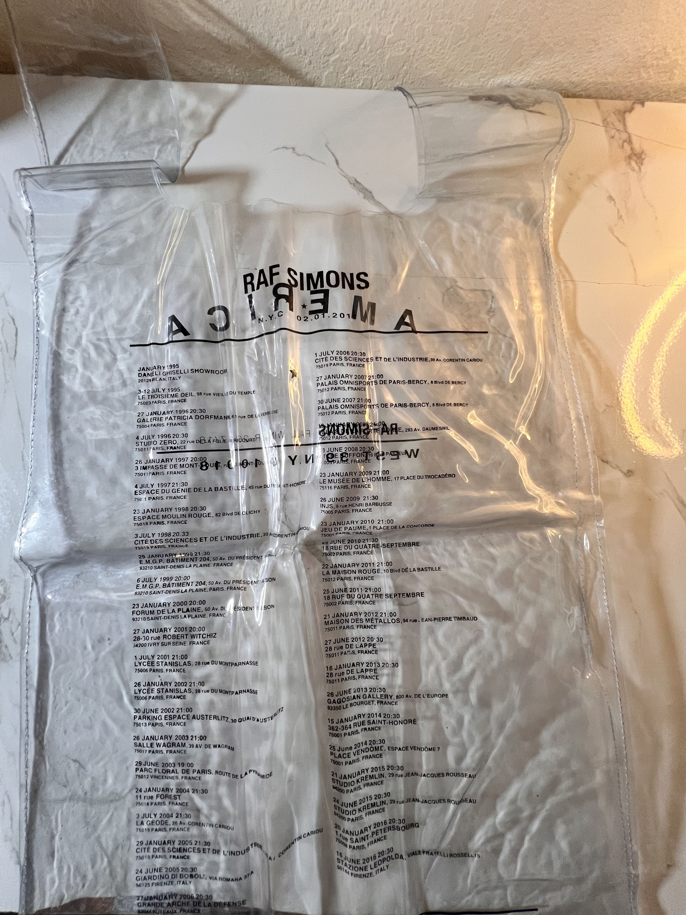 Raf Simons Raf Simons Transparent Shopping Bag Size ONE SIZE - 6 Thumbnail